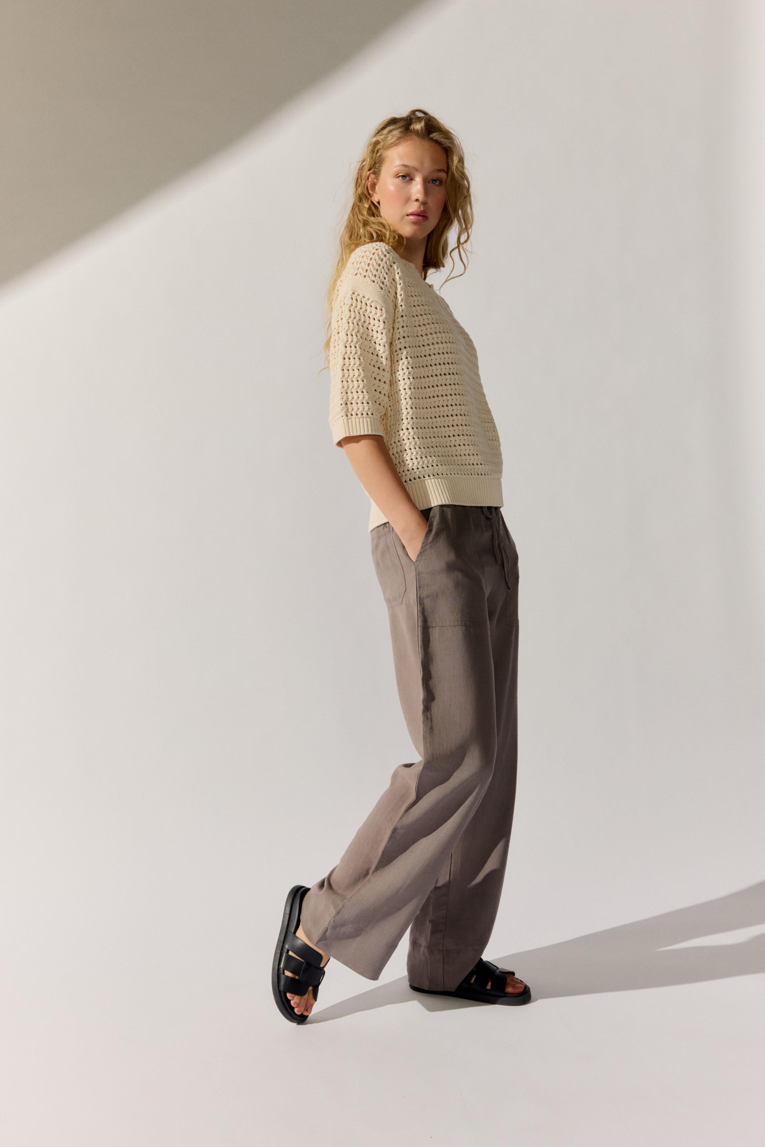 The Fashion People Ajour V-Neck knitted