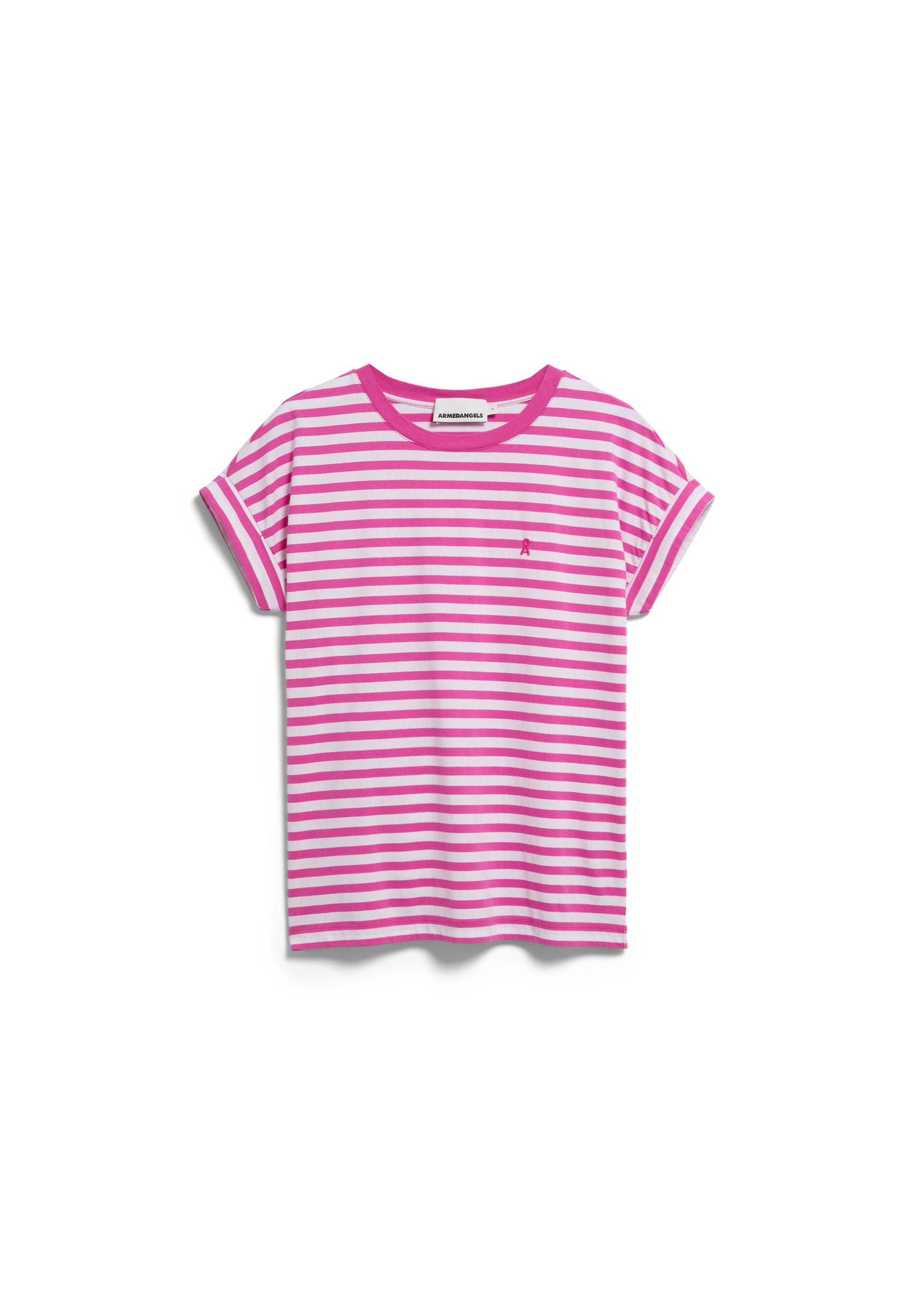 armedangels gestreiftes T-Shirt IDAARA aus Bio-Baumwolle