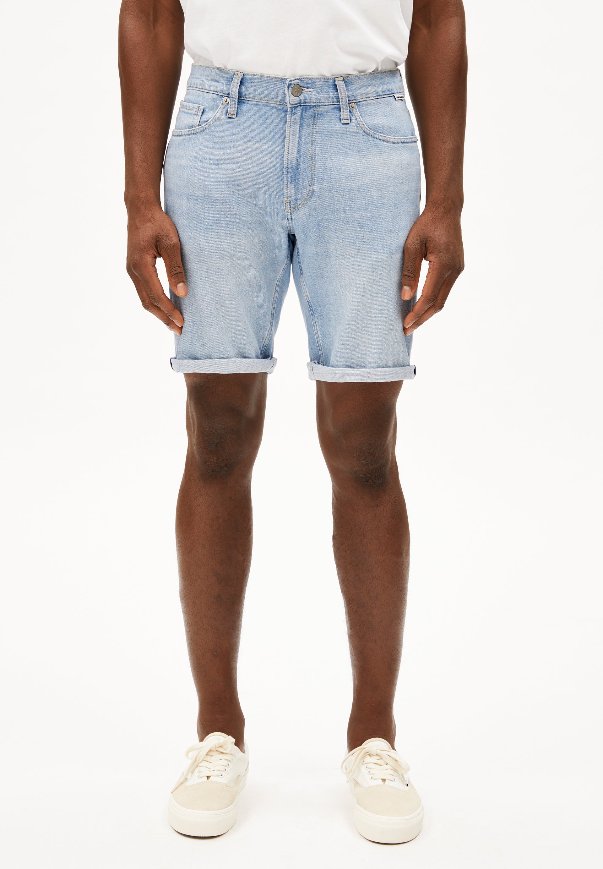 armedangels Jeans-Shorts NAAILO aus Bio-Baumwoll Mix