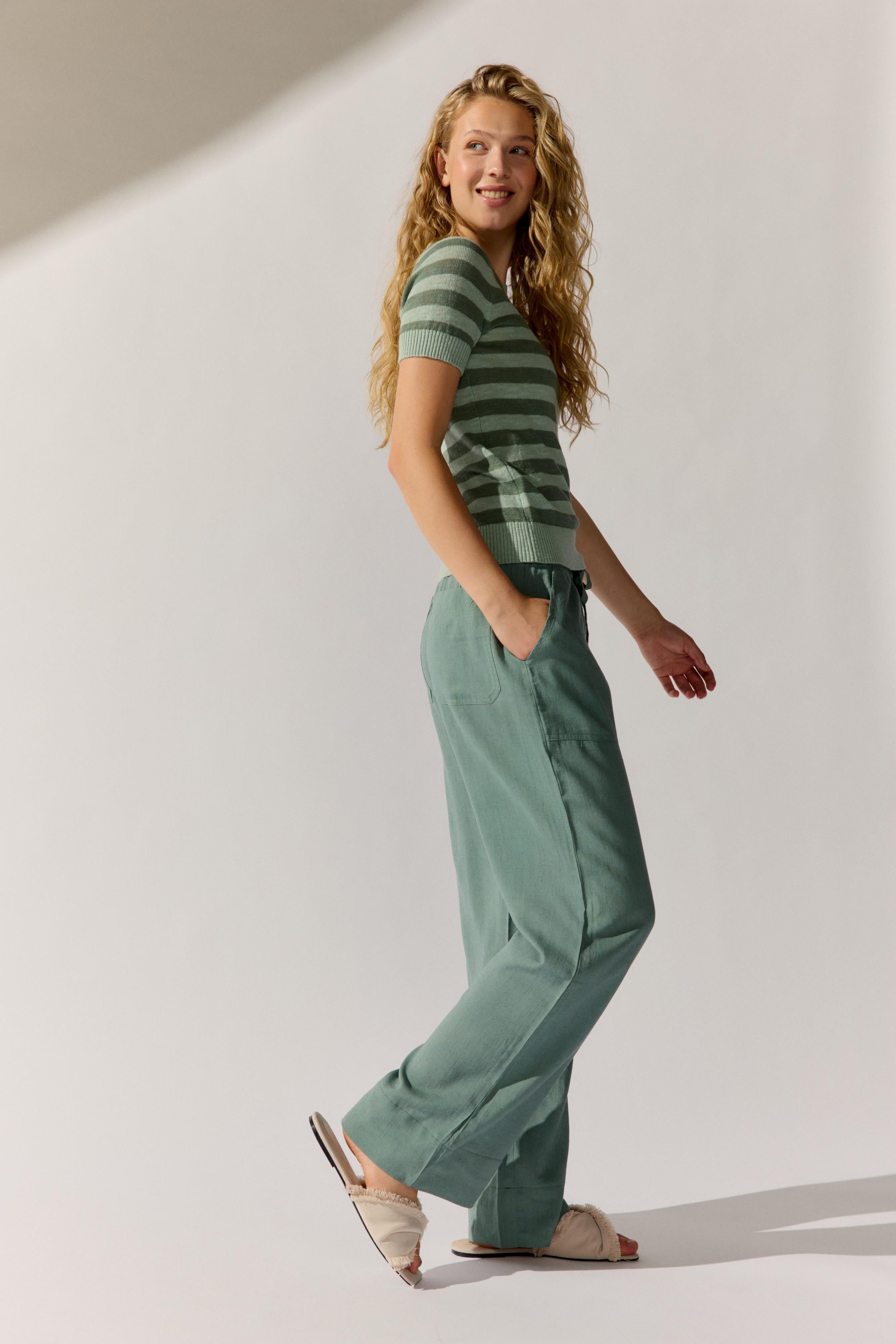 The Fashion People Linen Pants