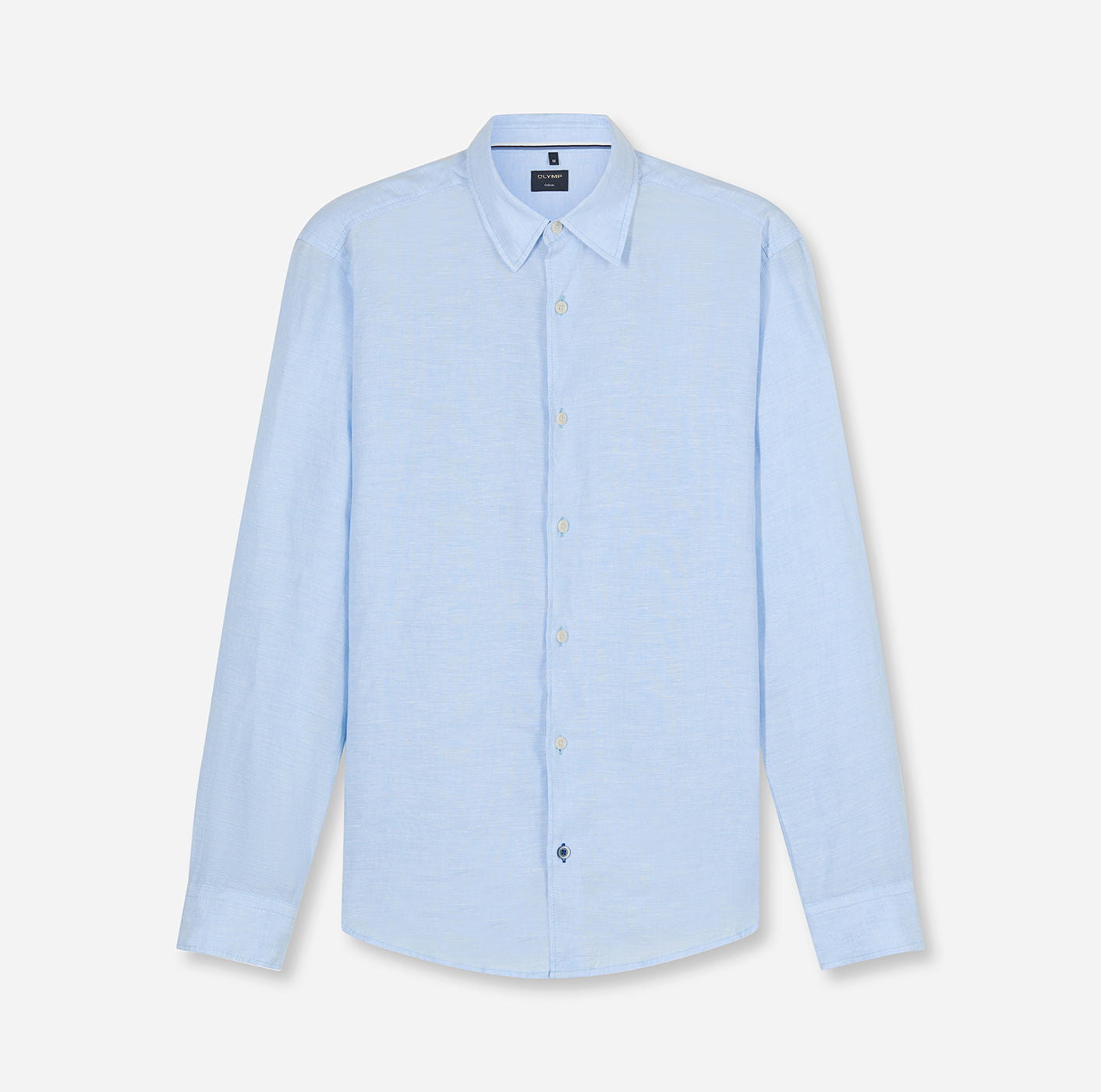 OLYMP Freizeithemd Casual in regular Fit Hellblau