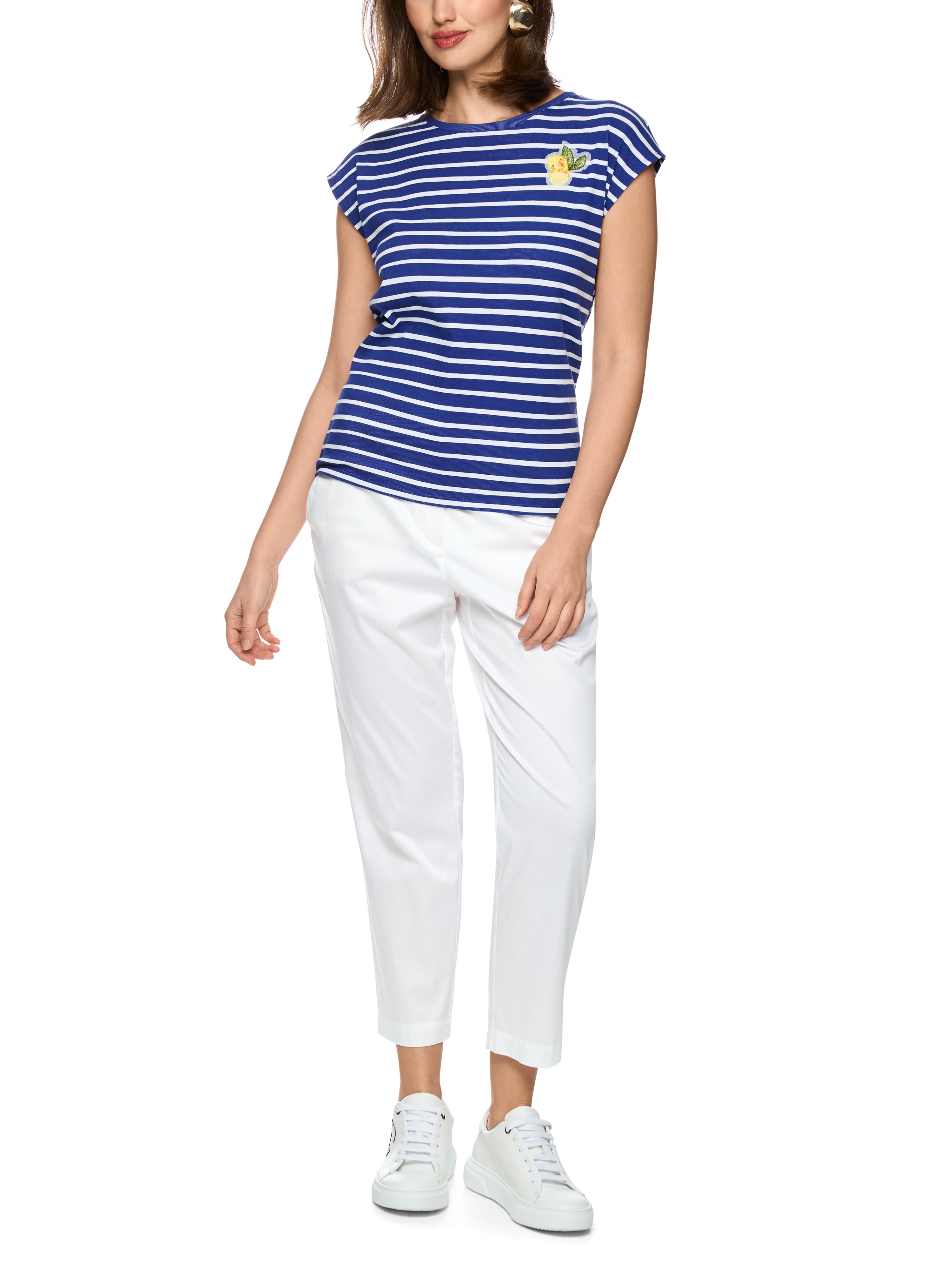 Marc Cain Ringelshirt mit Zitronen-Applikation