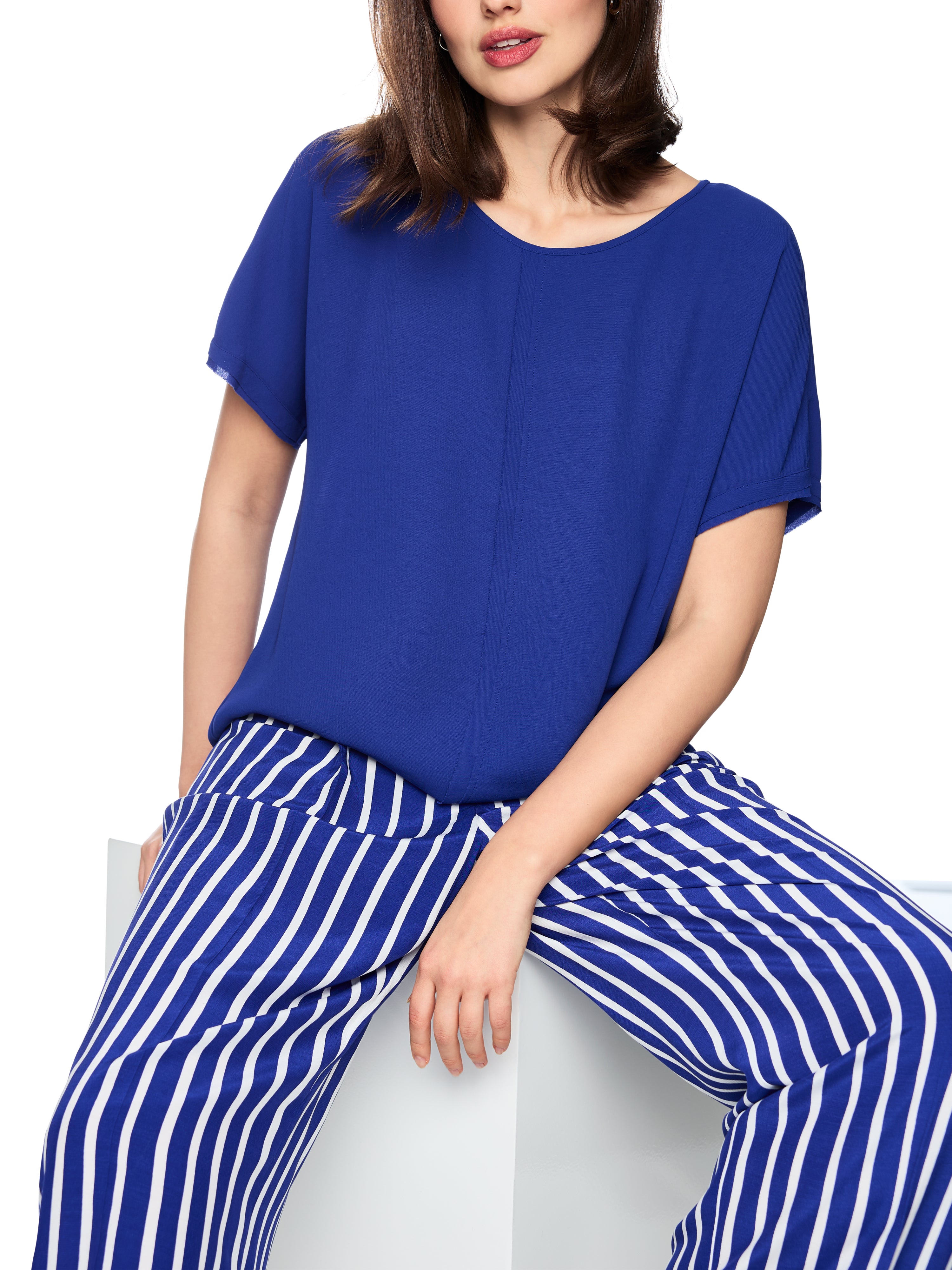 Marc Cain Weite Bluse aus fließender Qualität