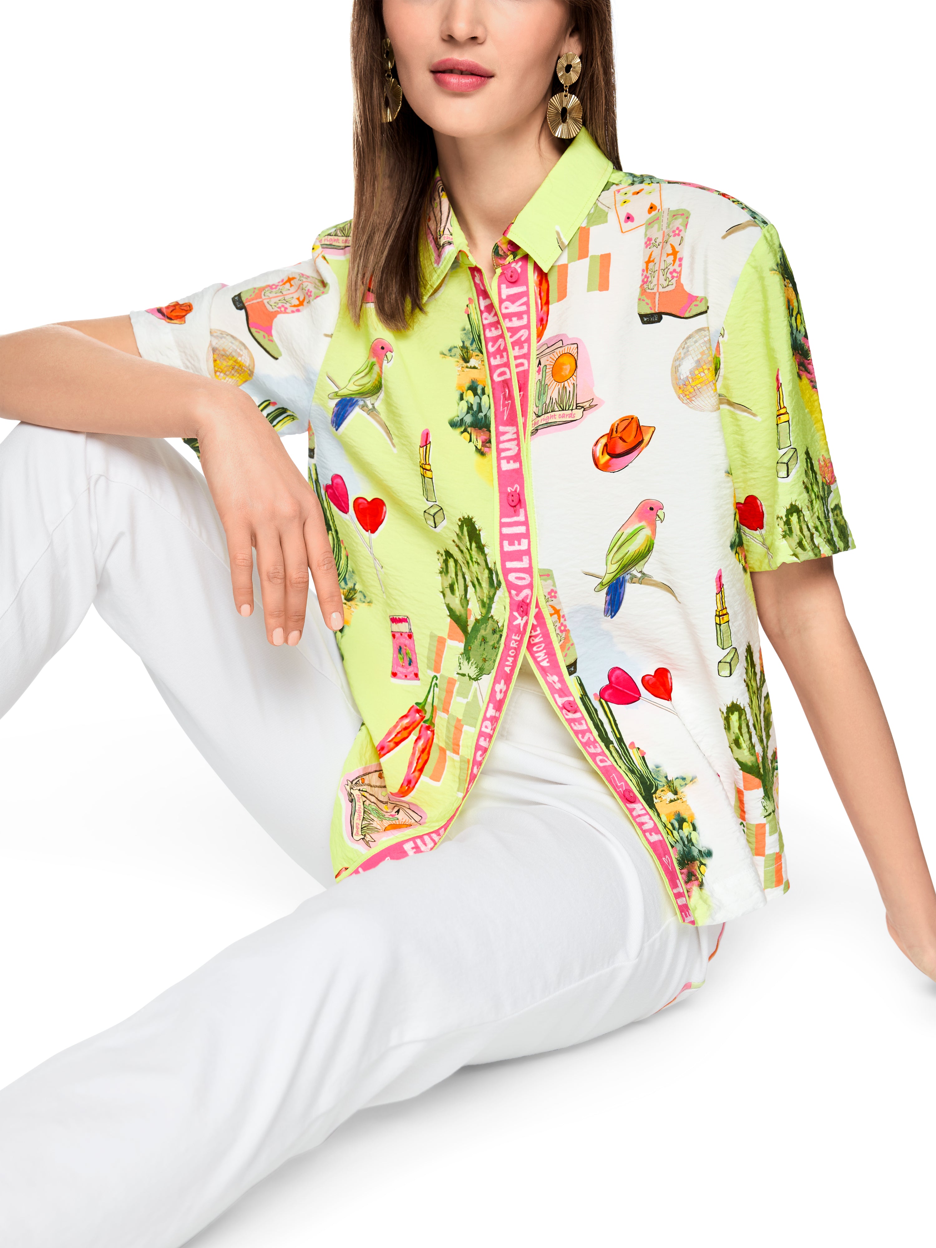 Marc Cain Bluse im Hemdstyle "Rethink Together"