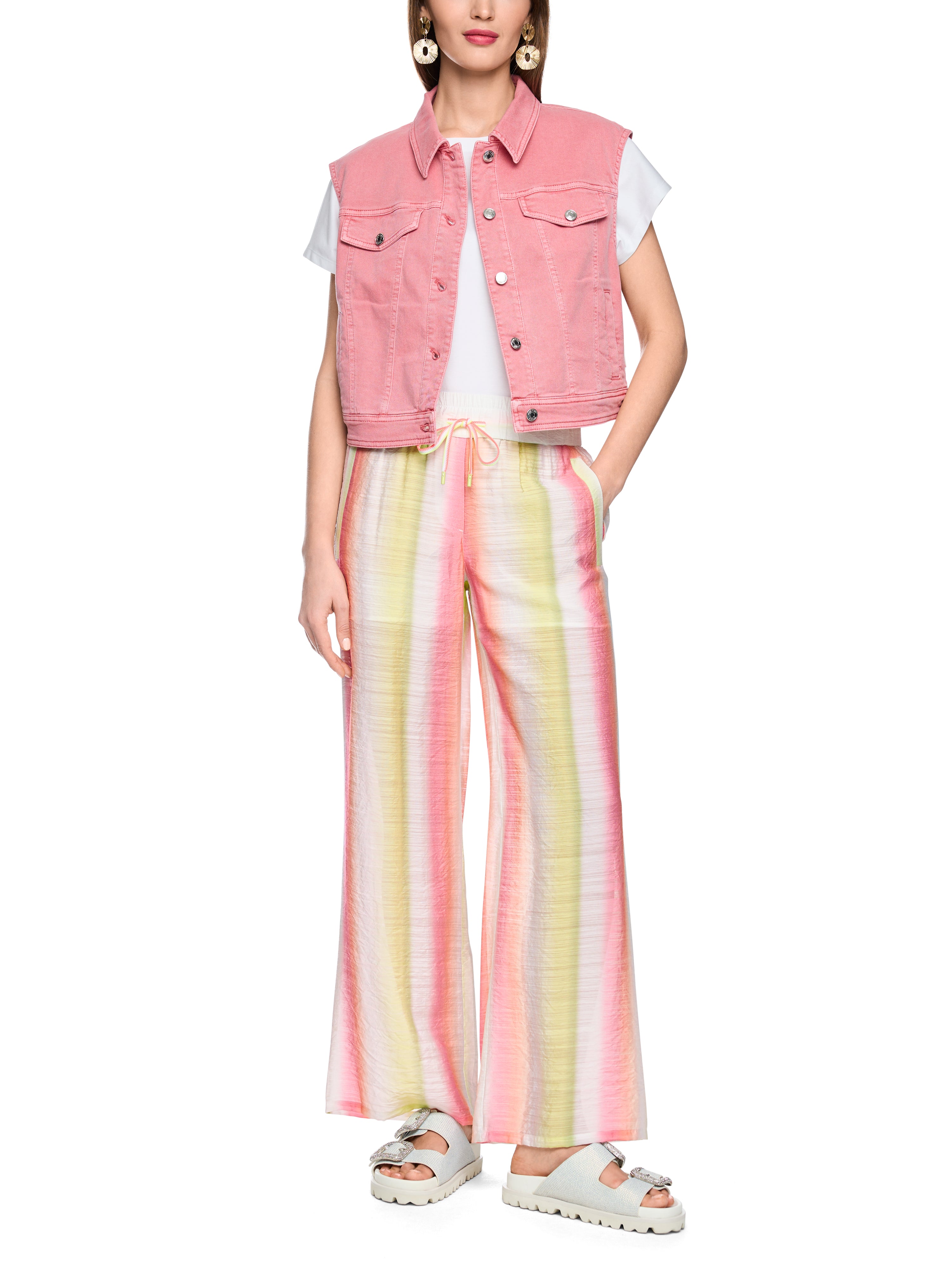 Marc Cain Hose WELKOM Wide Fit und High Waist