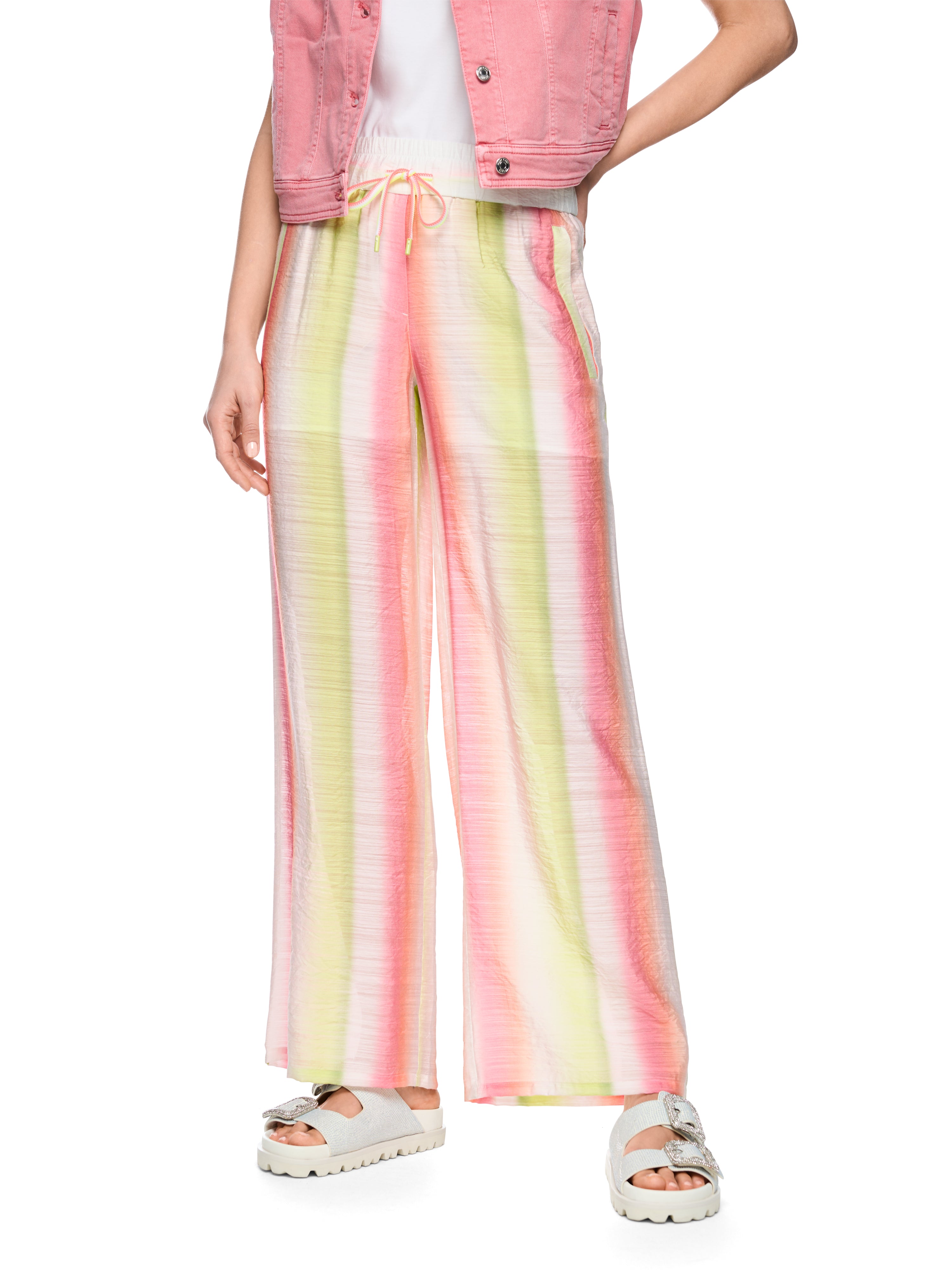 Marc Cain Hose WELKOM Wide Fit und High Waist