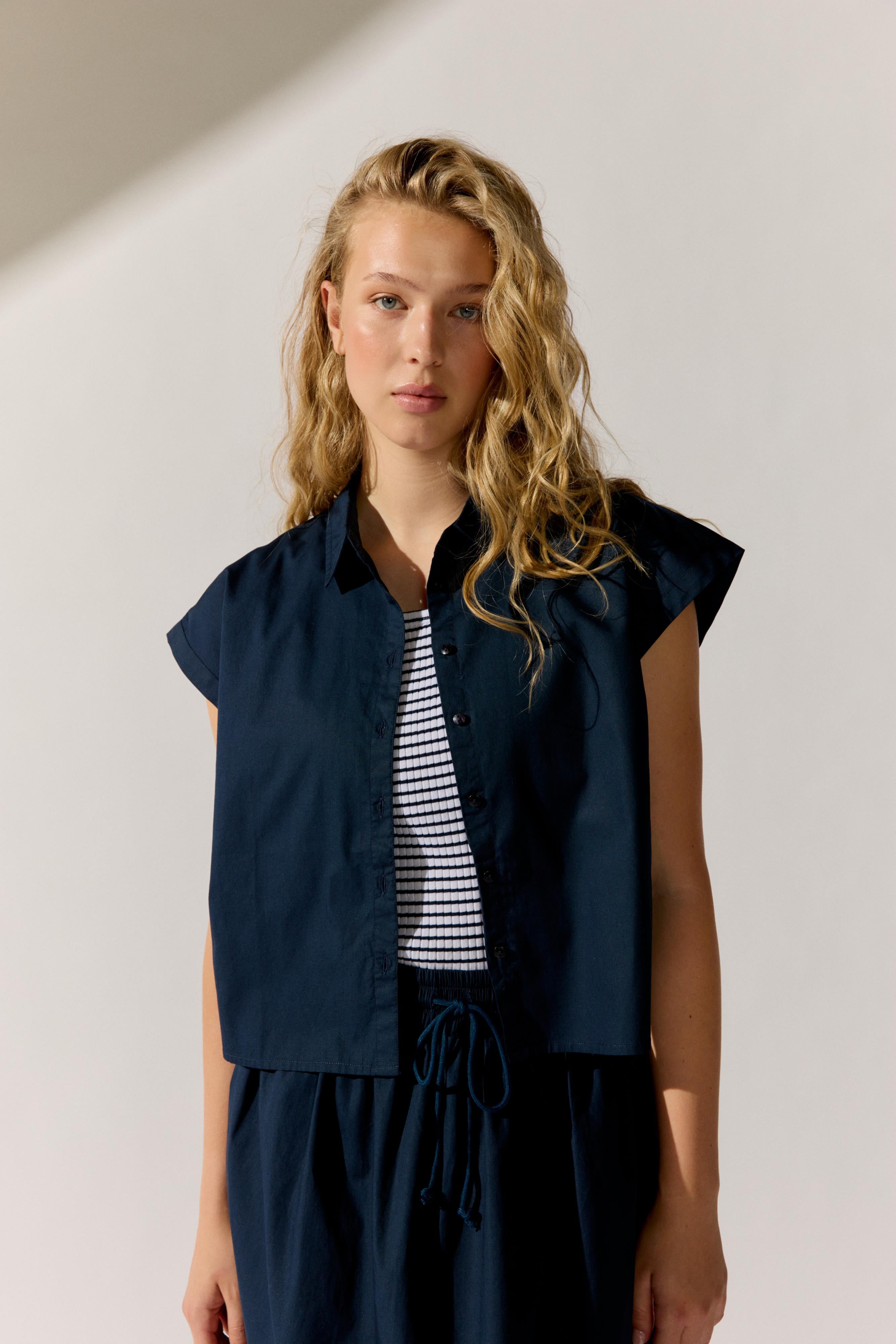 The Fashion People Blouse Poplin Solid