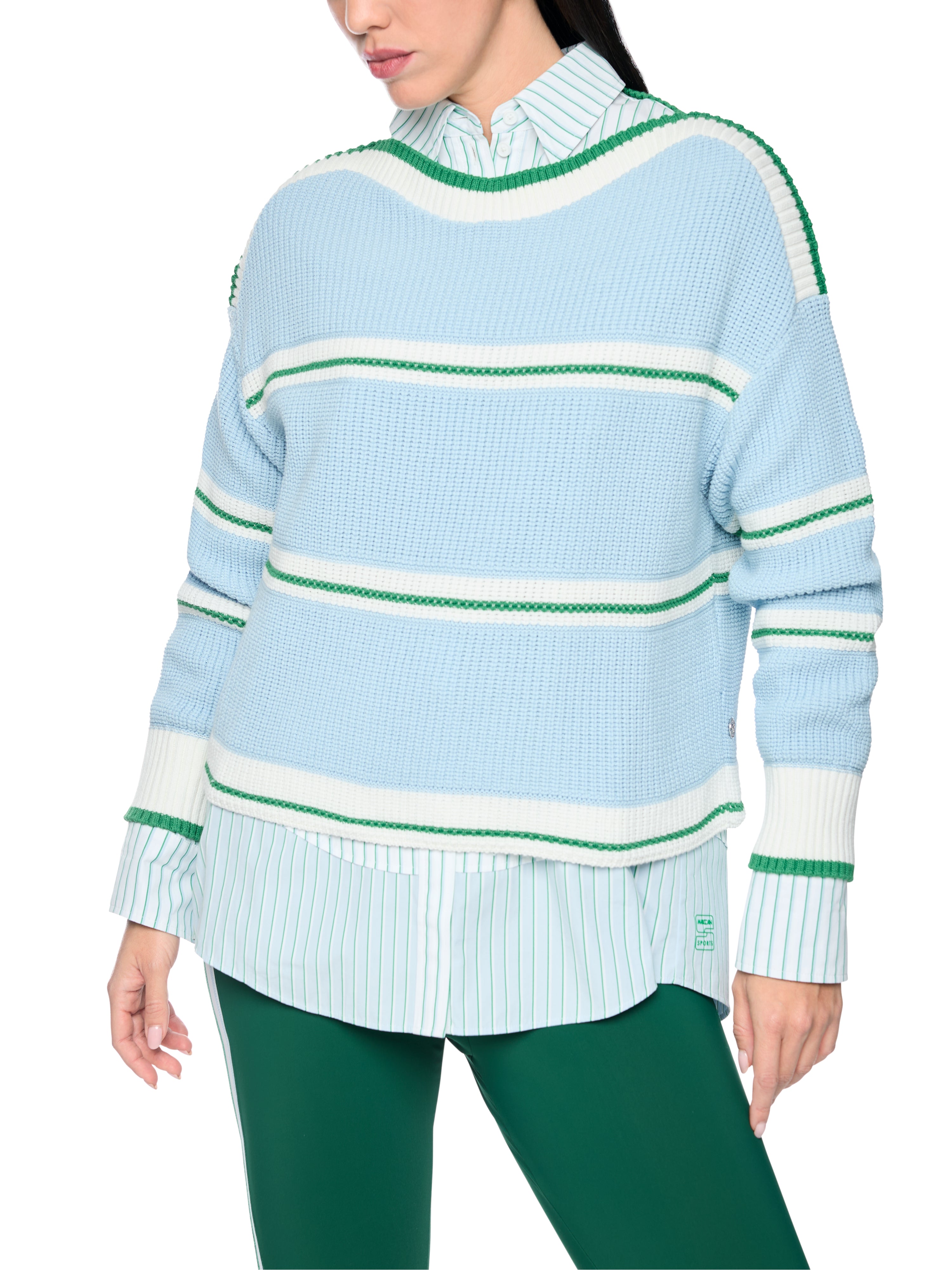 Marc Cain Ringel-Pullover Knitted in Germany