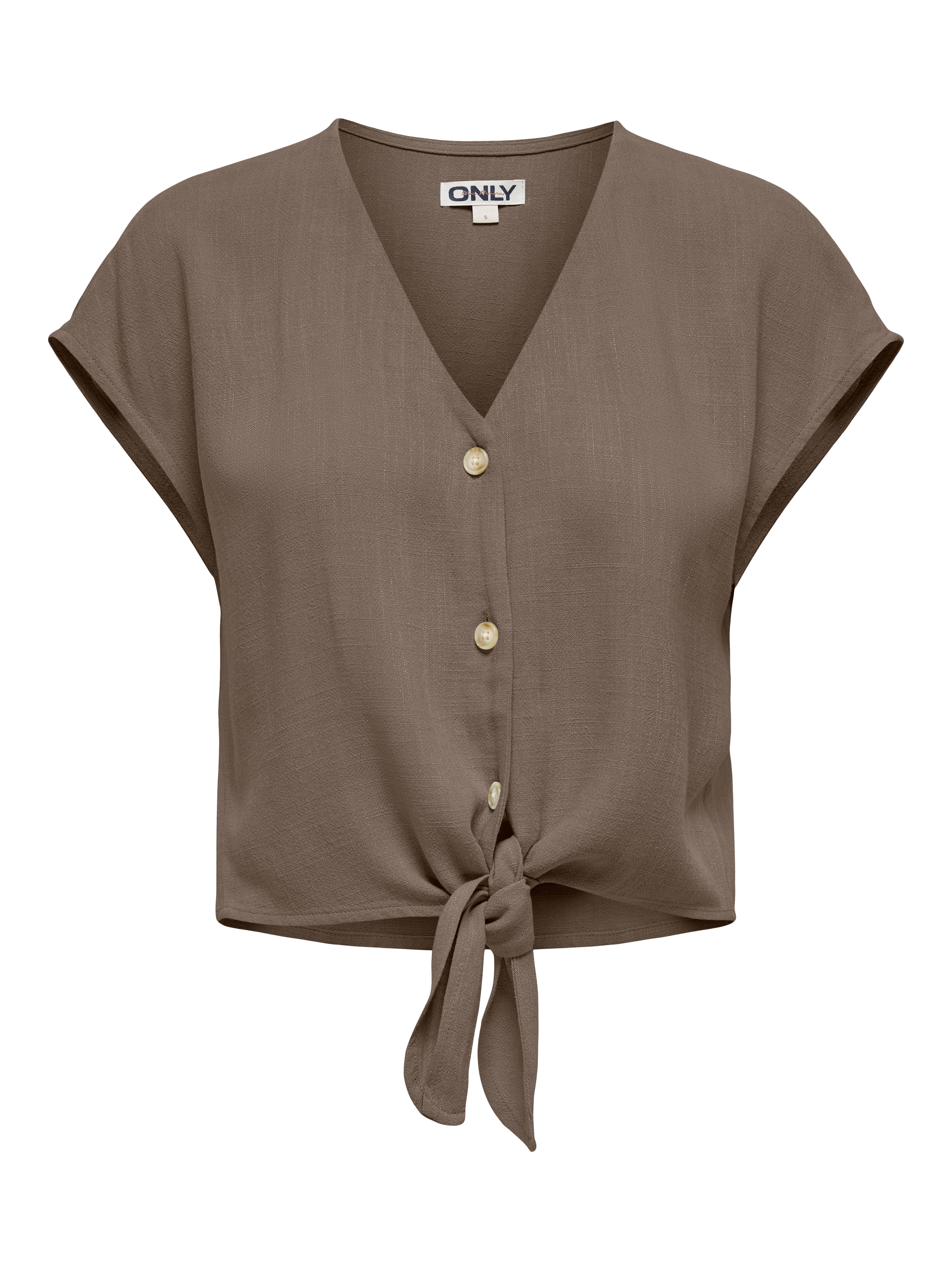 Only SIESTA SS KNOT LIN BL SHIRT PNT