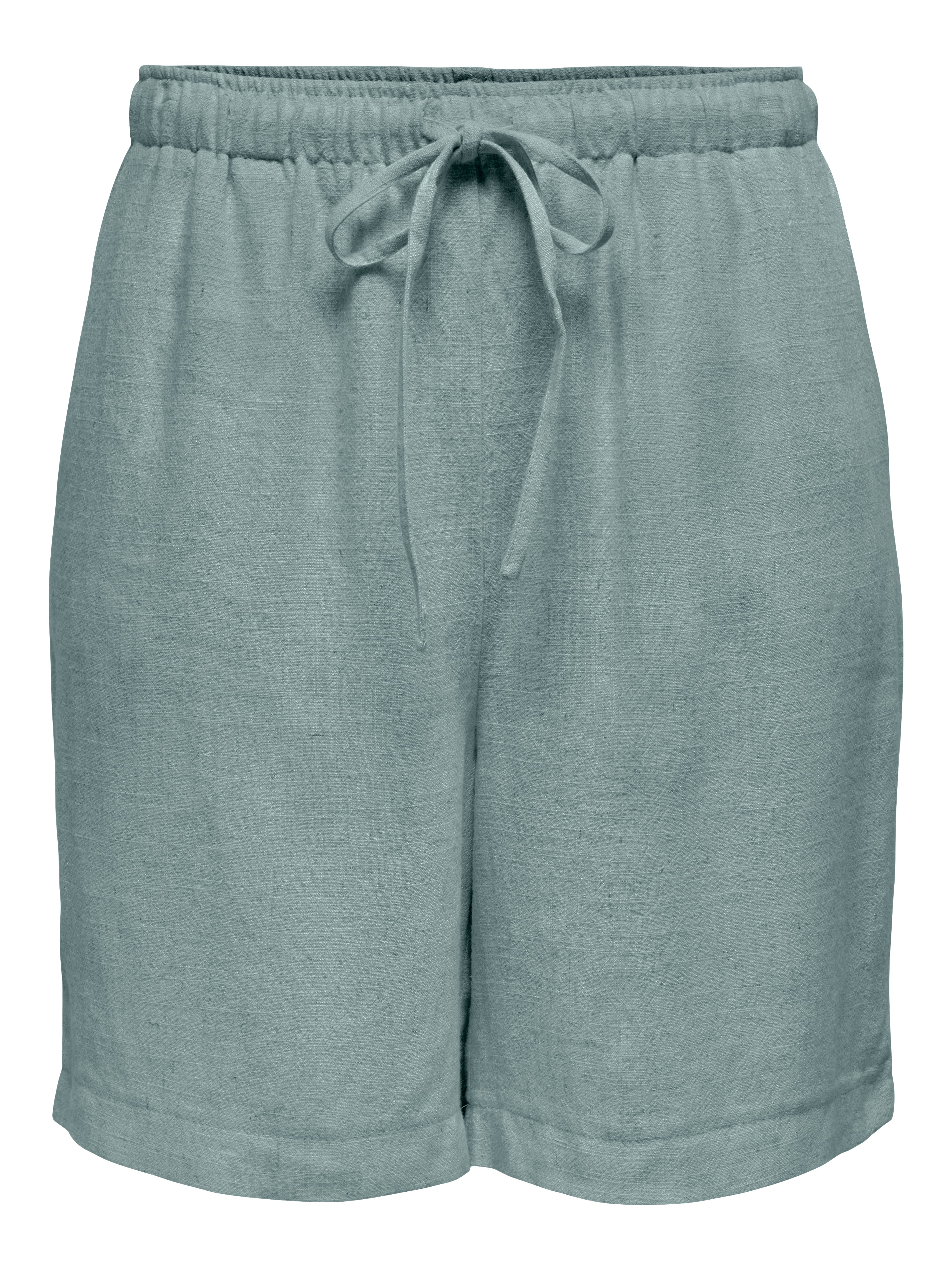 Only SIESTA MW PULL-UP LIN BL SHORTS