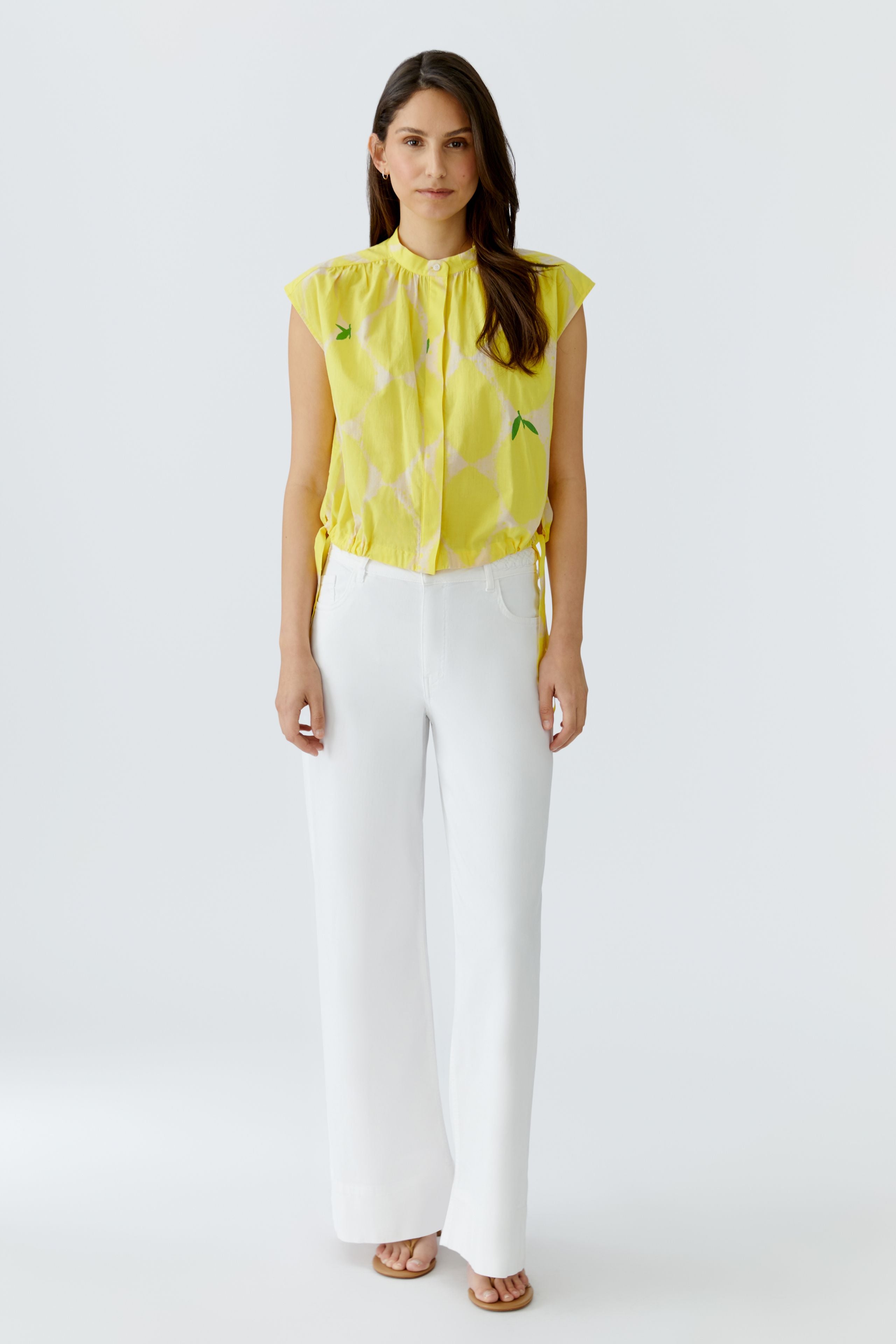OUI Bluse mit femininen Raffungen