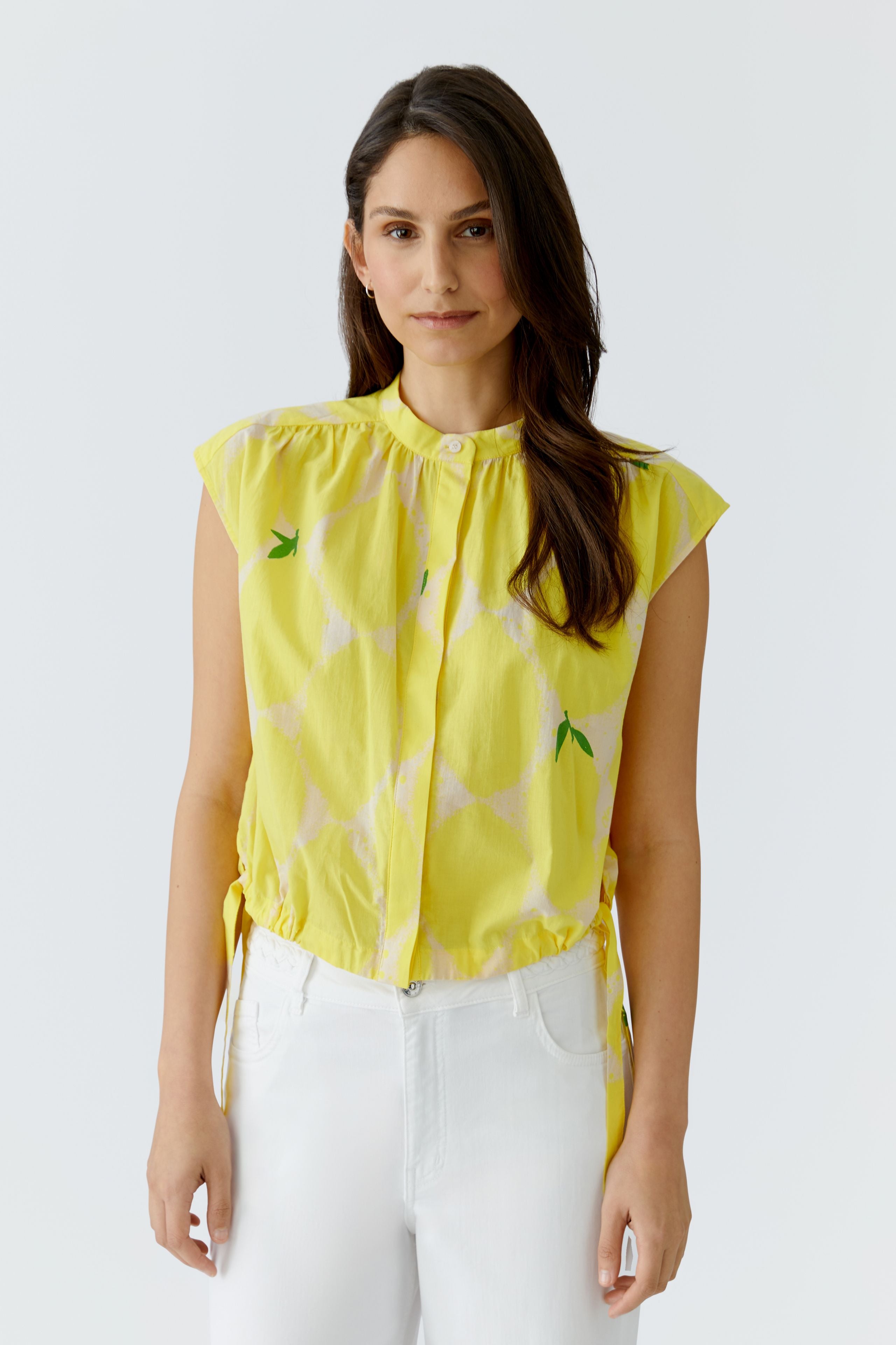 OUI Bluse mit femininen Raffungen