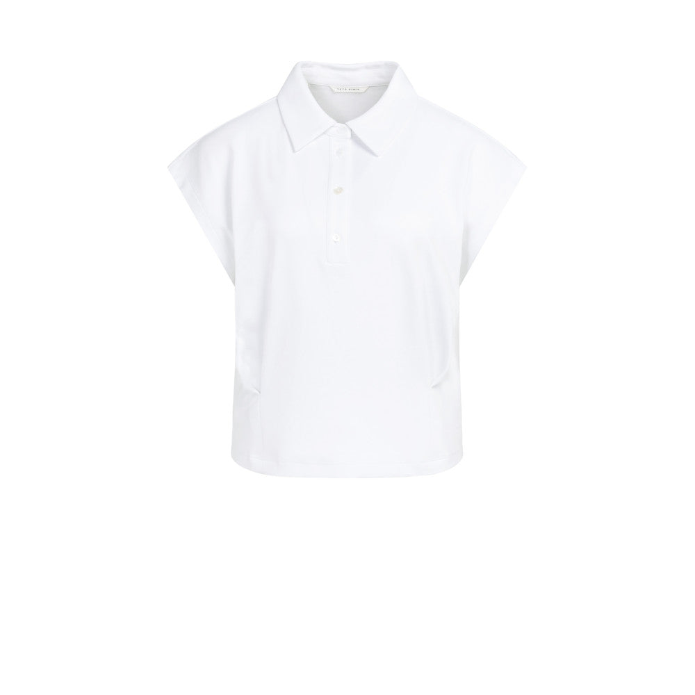 Yaya Jersey blouse with darts