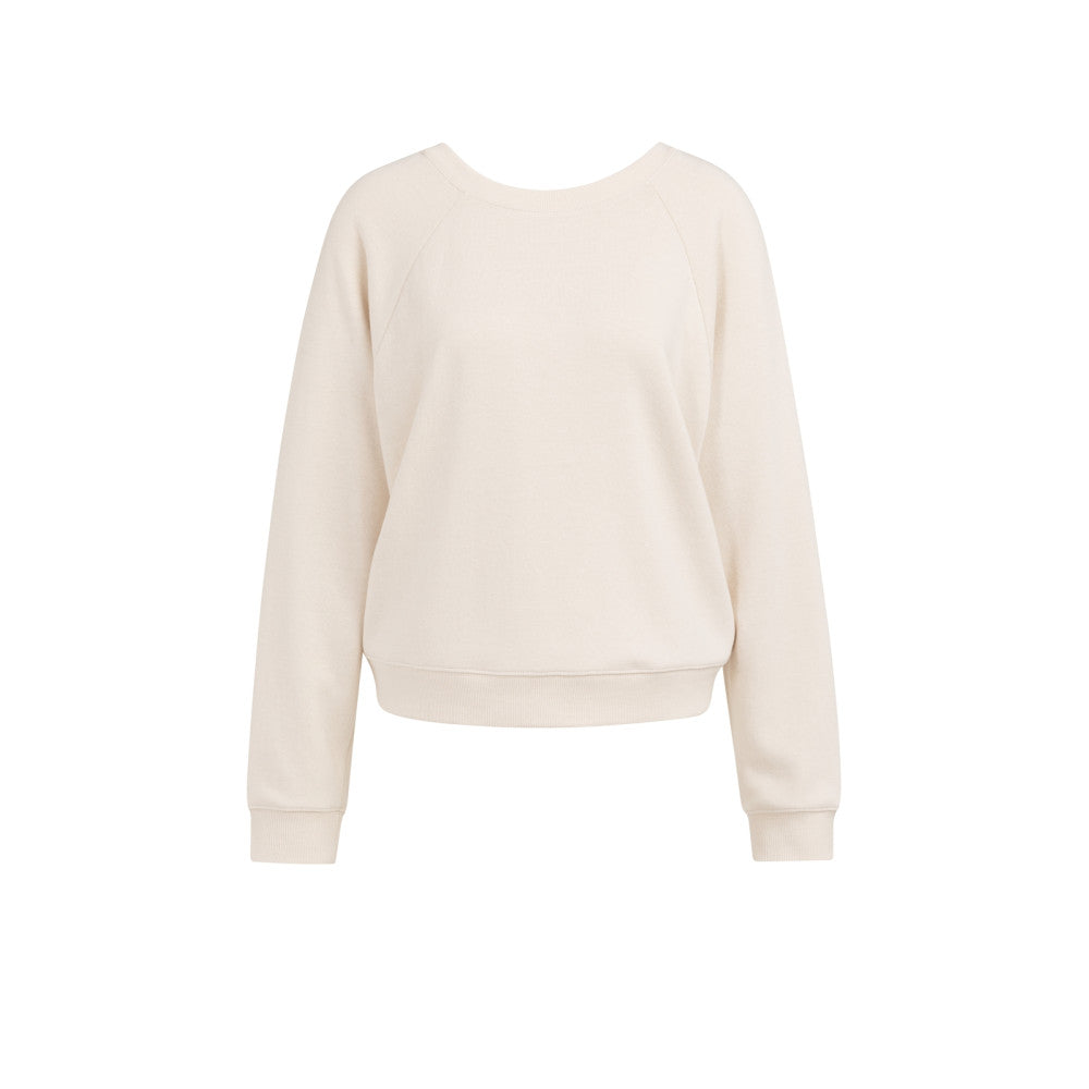 Yaya Sweatshirt with wrap detail