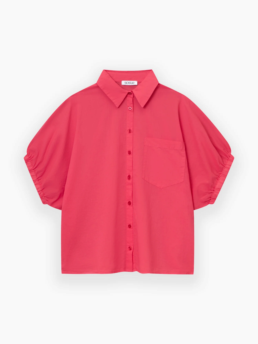 SoSue Cowboy Collar Voile Bluse