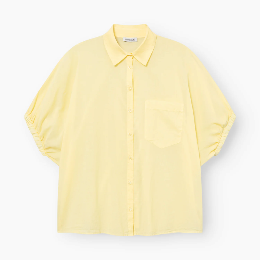 SoSue Cowboy Collar Voile Bluse