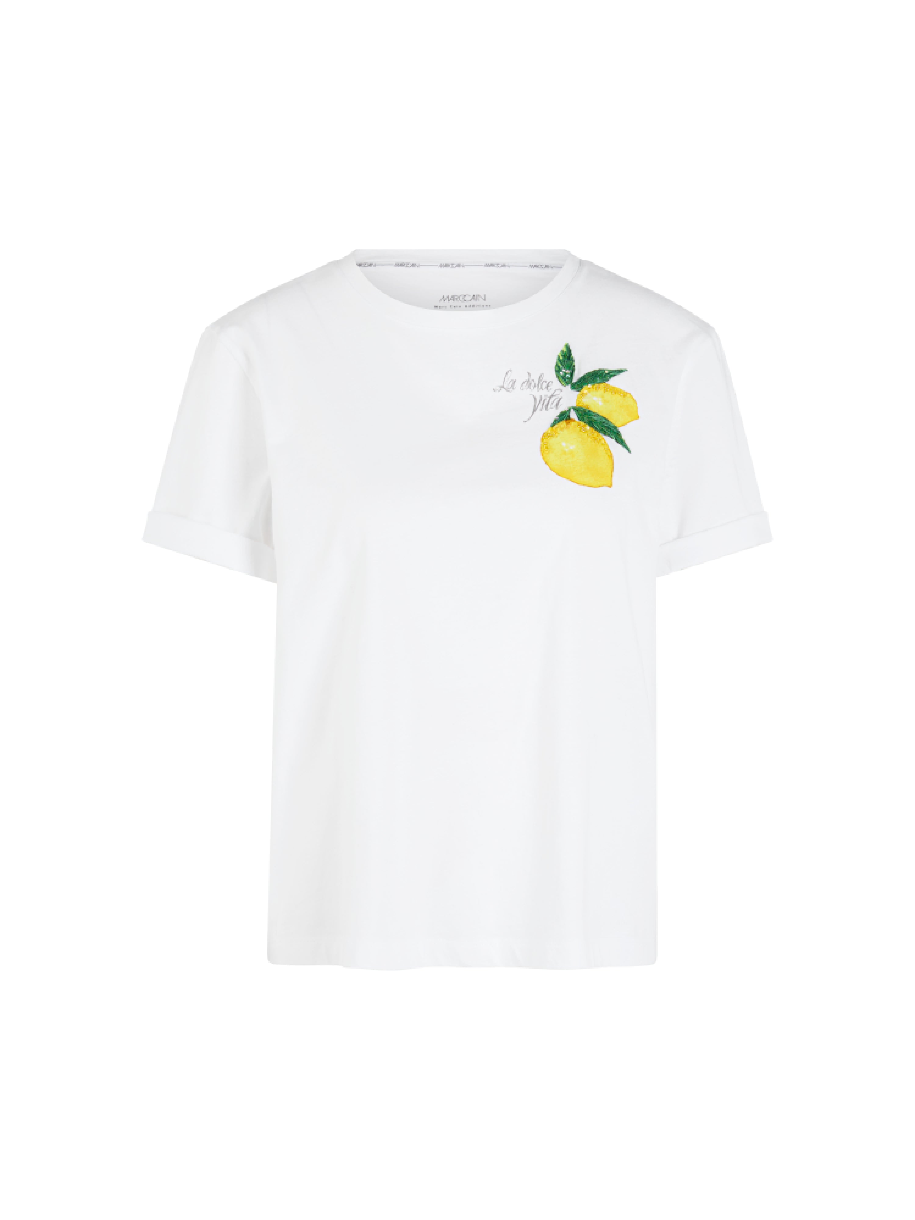 Marc Cain Baumwollshirt mit Zitronen