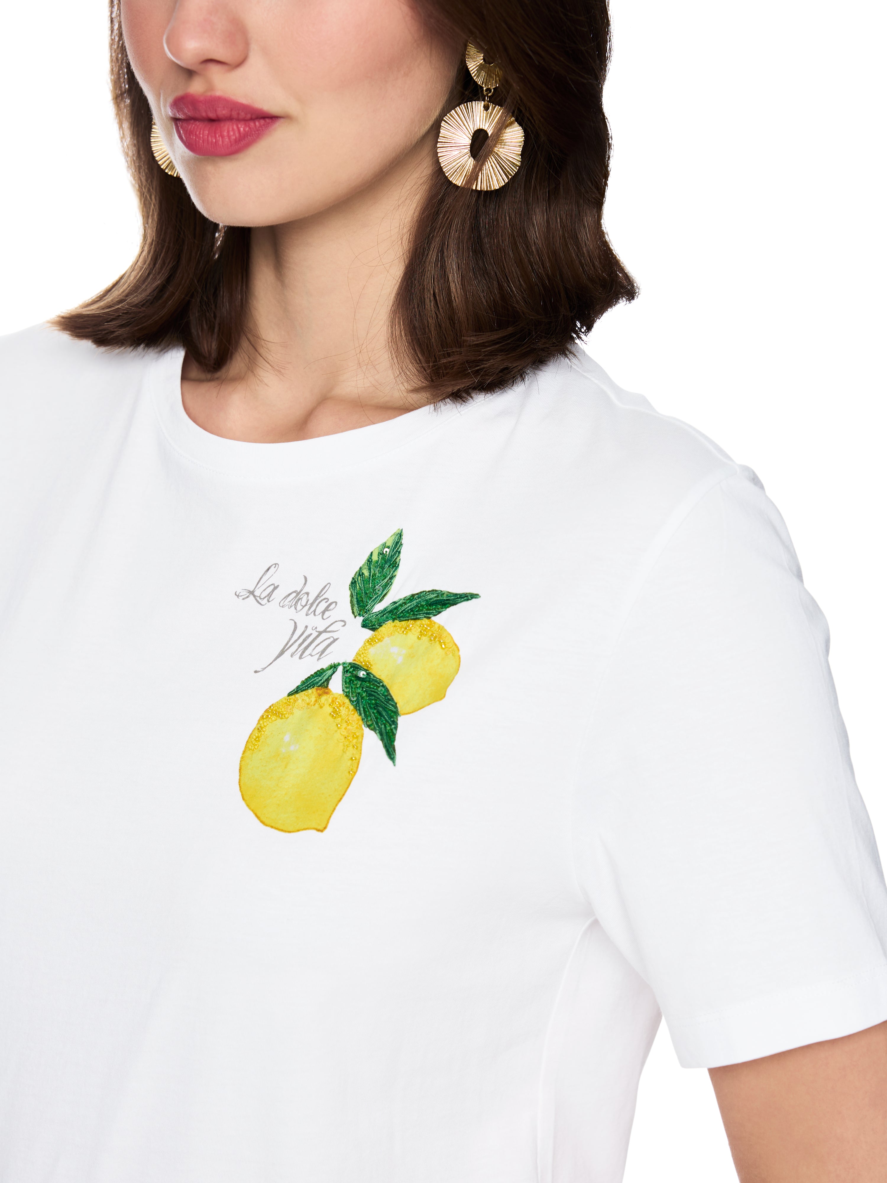 Marc Cain Baumwollshirt mit Zitronen