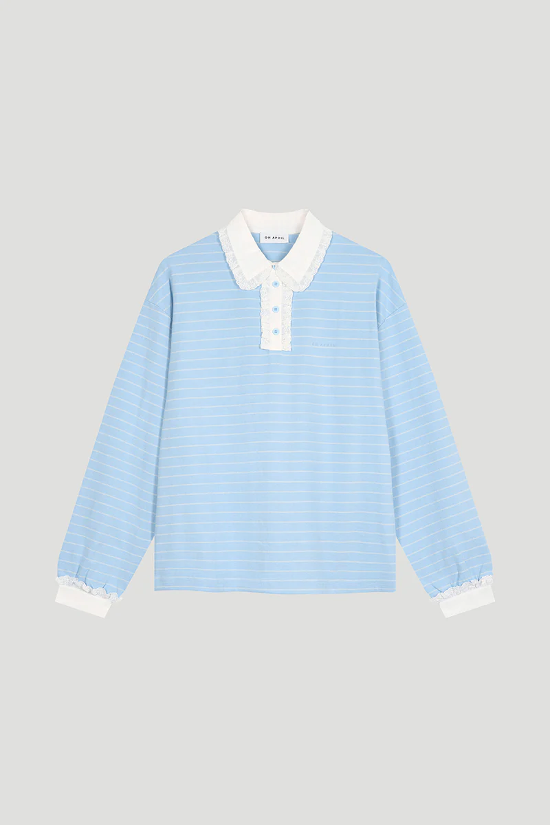 Oh April Jolina Lace Polo