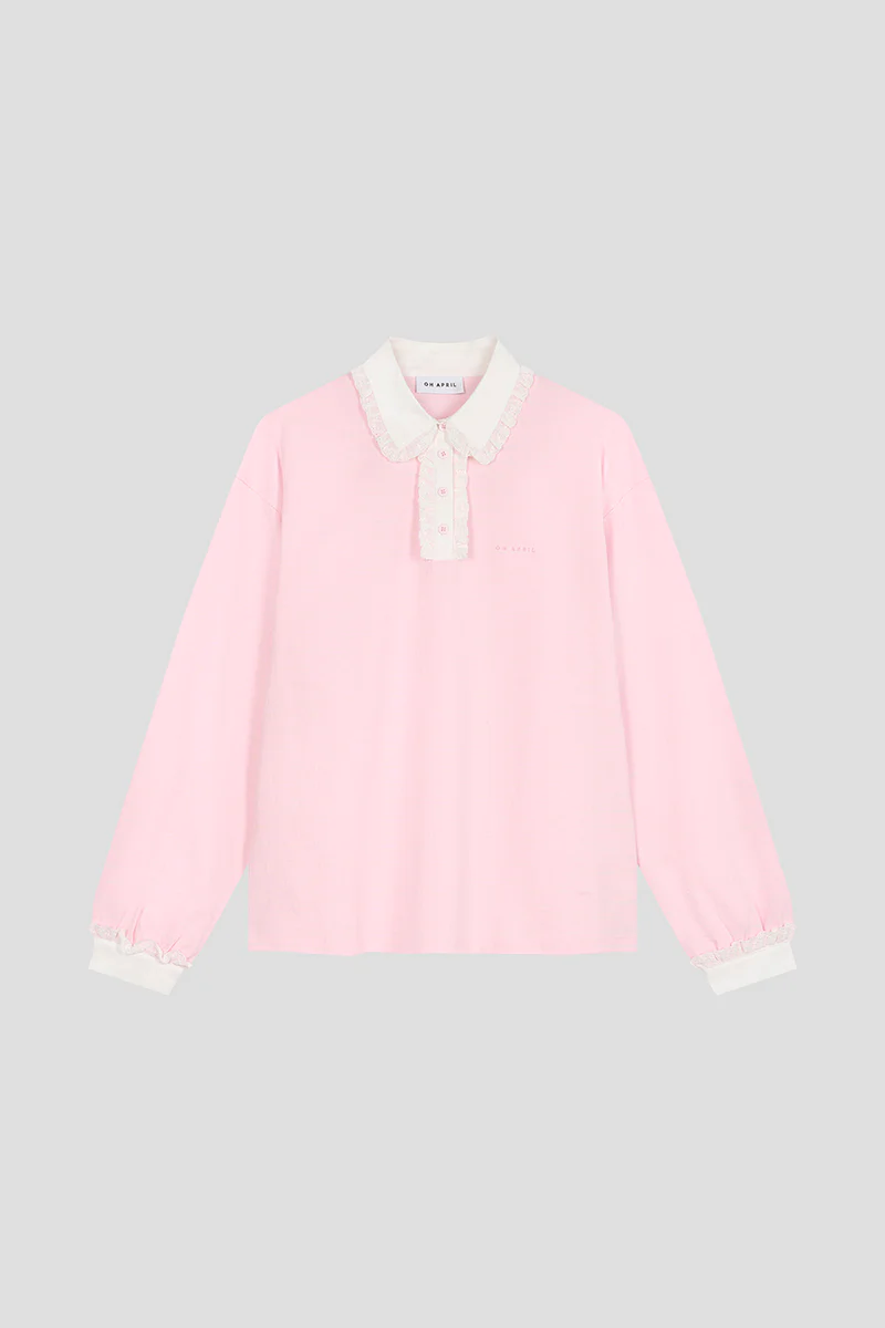 Oh April Jolina Lace Polo