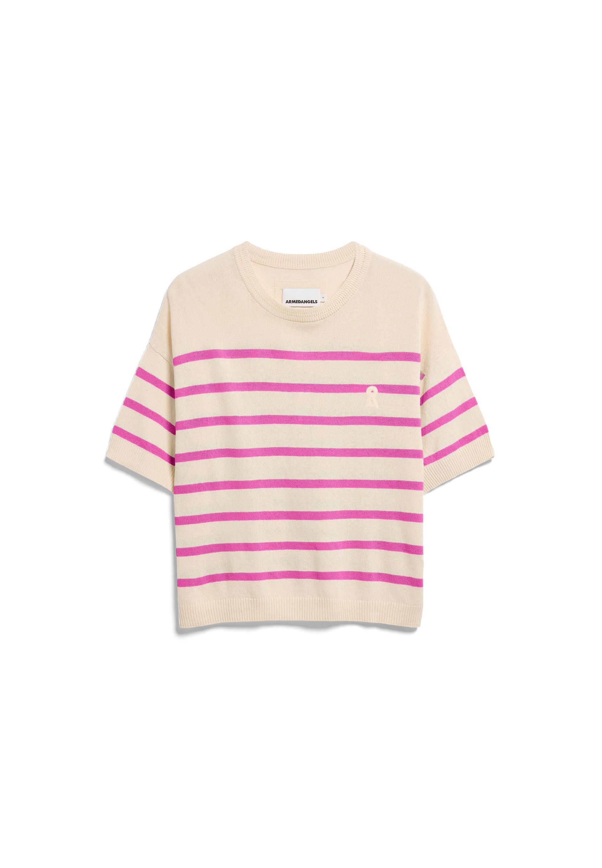 armedangels gestreiftes Strickshirt aus Leinen-Mix