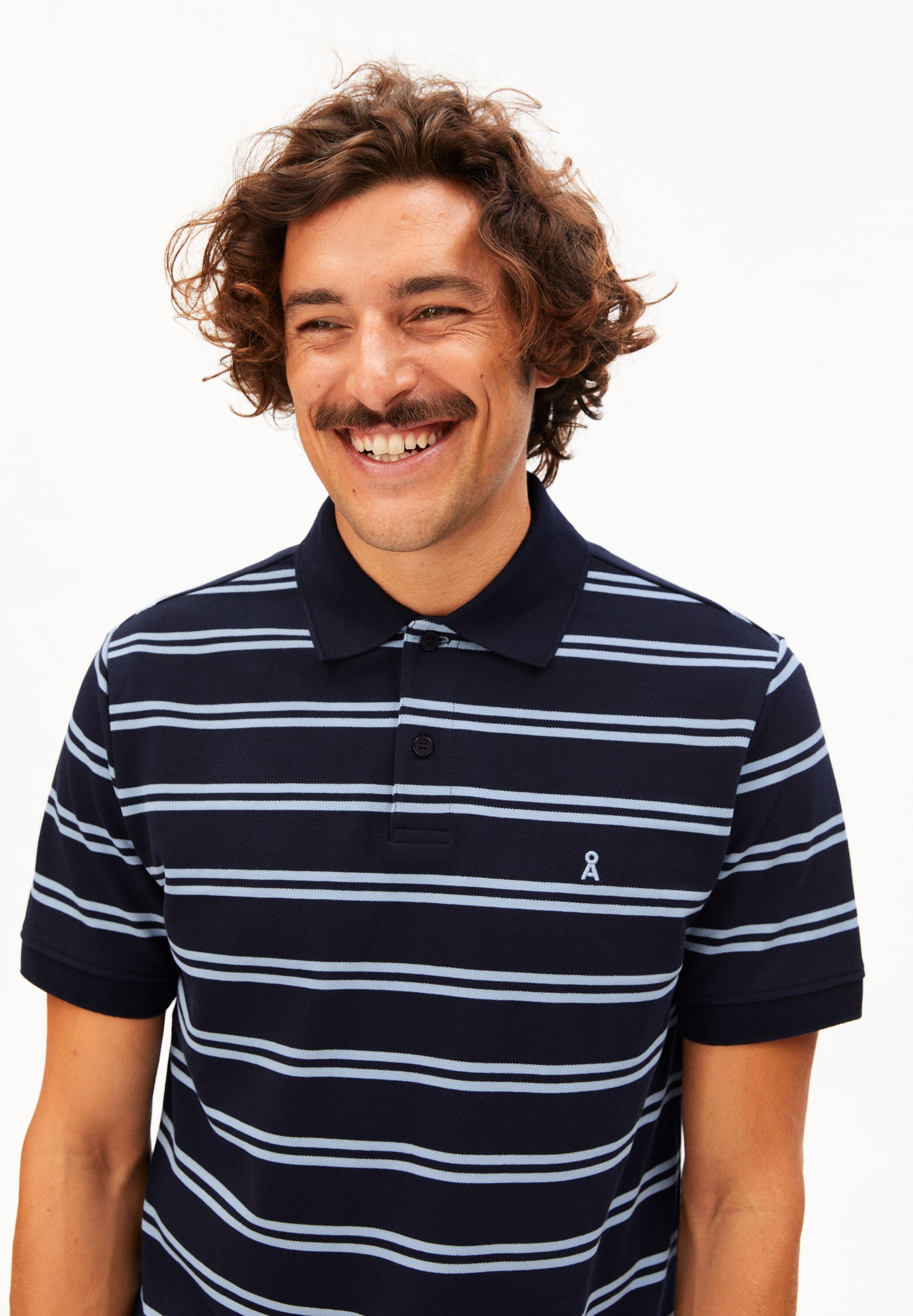 armedangels gestreiftes Poloshirt