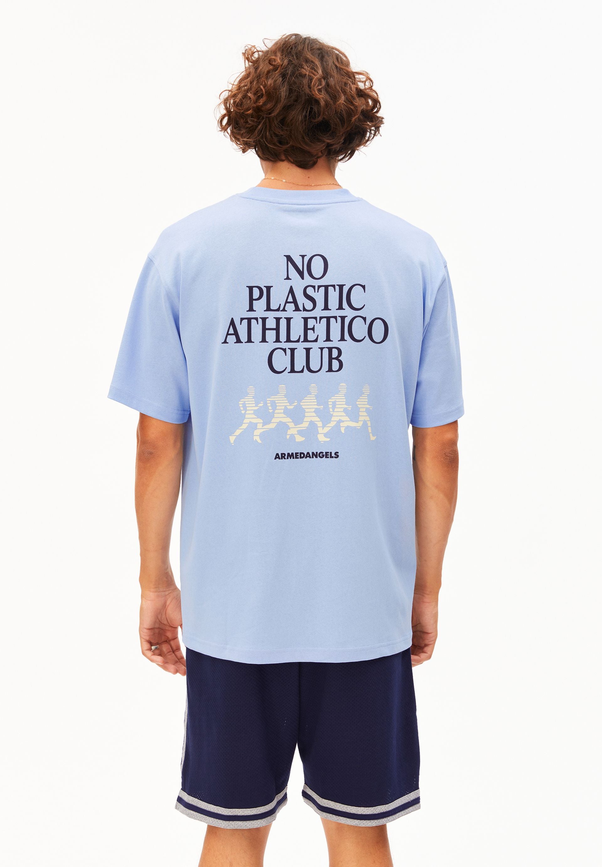 armedangels T-Shirt MAARKOS NO PLASTIC aus Bio-Baumwolle