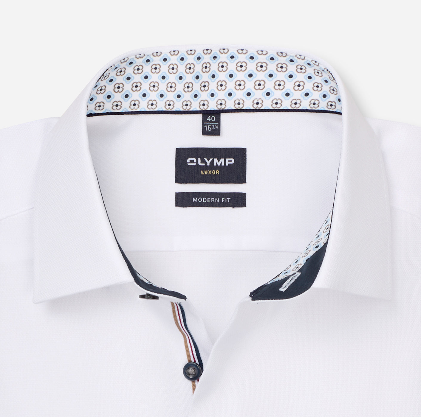 Olymp Businesshemd Luxor in Modern Fit weiss