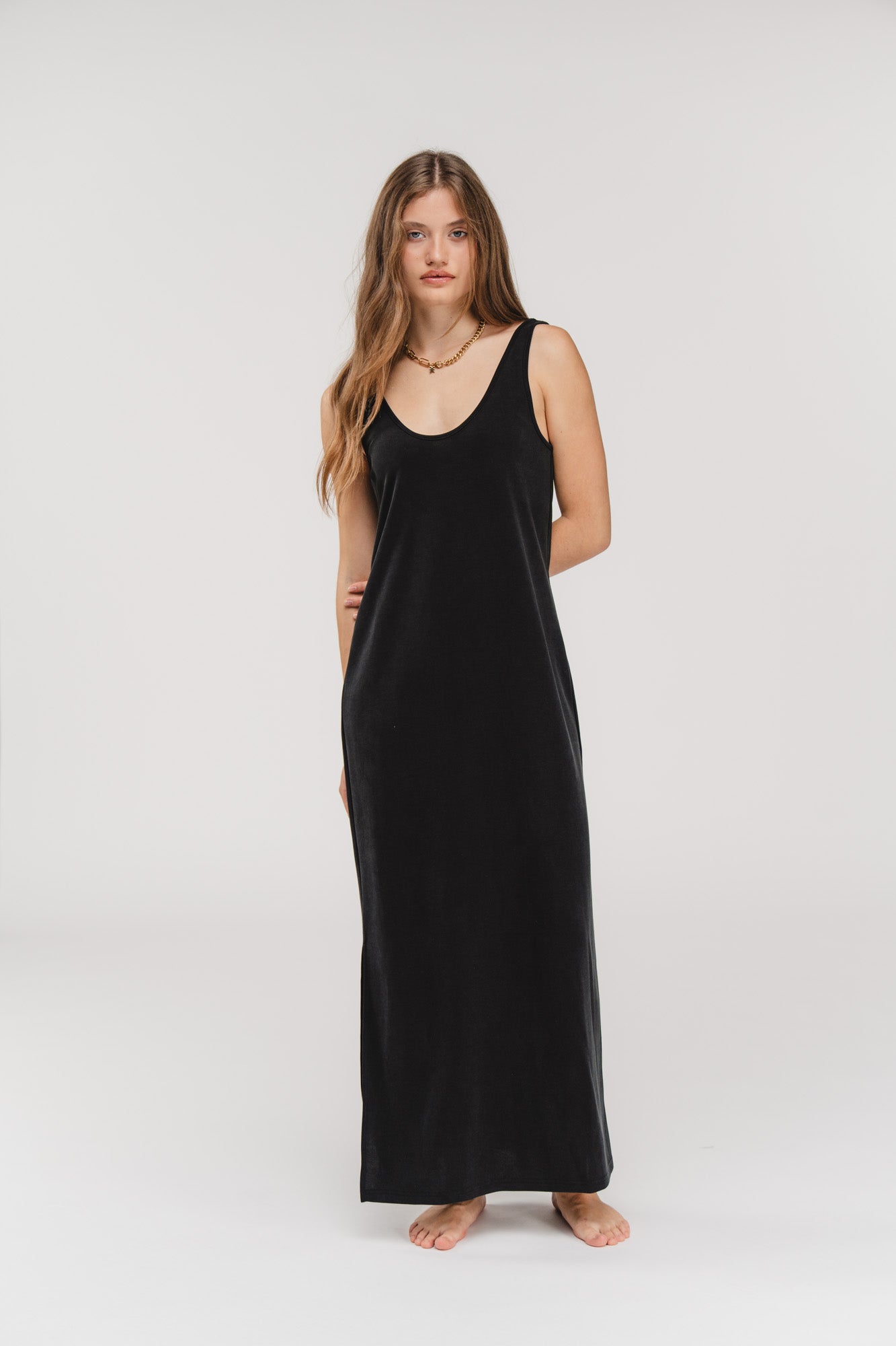 Karo Kauer Loose Dress Black