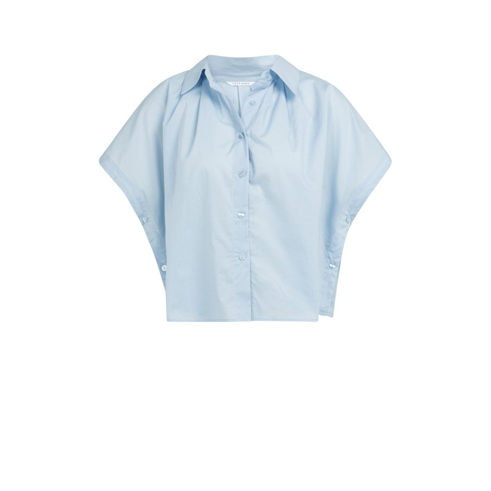 Yaya Sleeveless Bluse mit Zierknöpfen