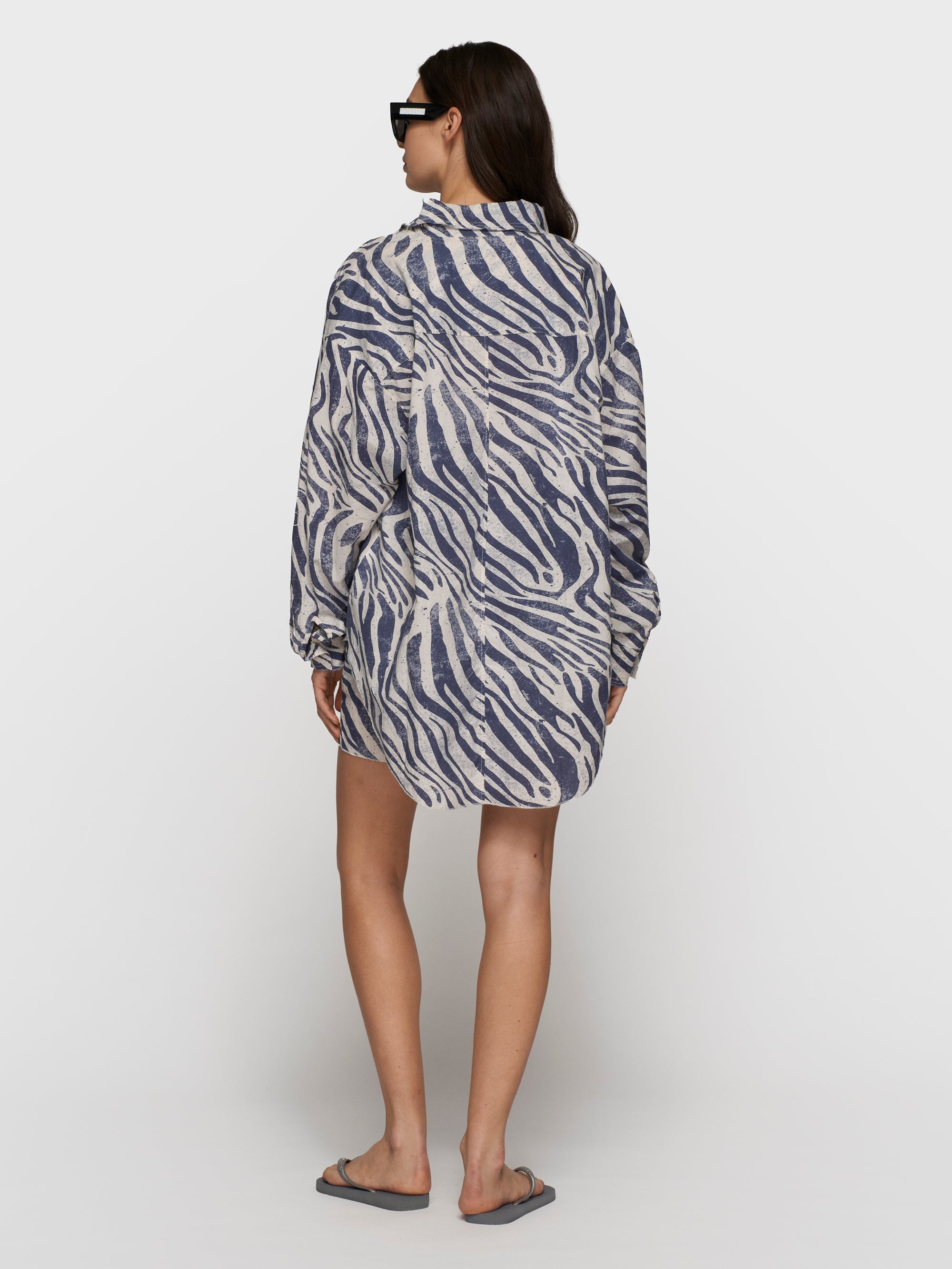 10Days Oversized Bluse zebra voile