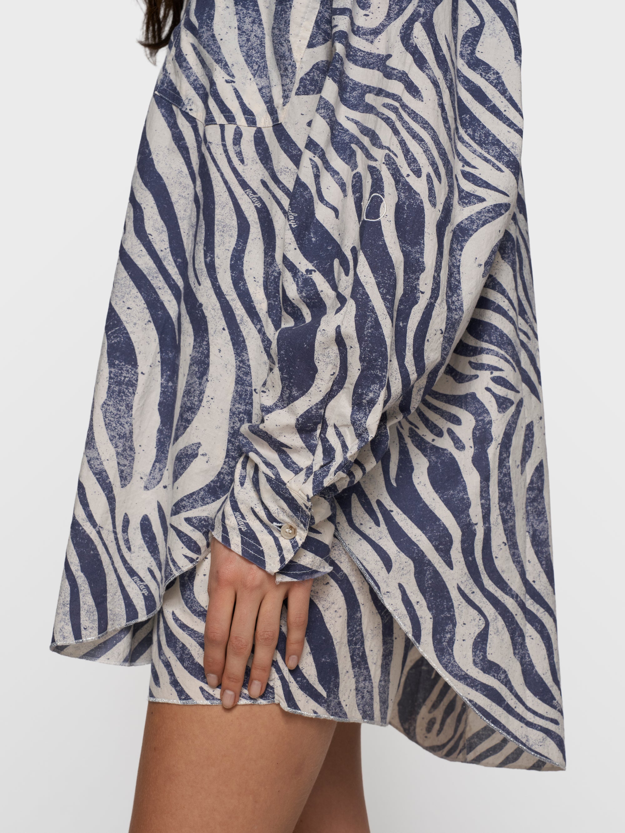 10Days Oversized Bluse zebra voile