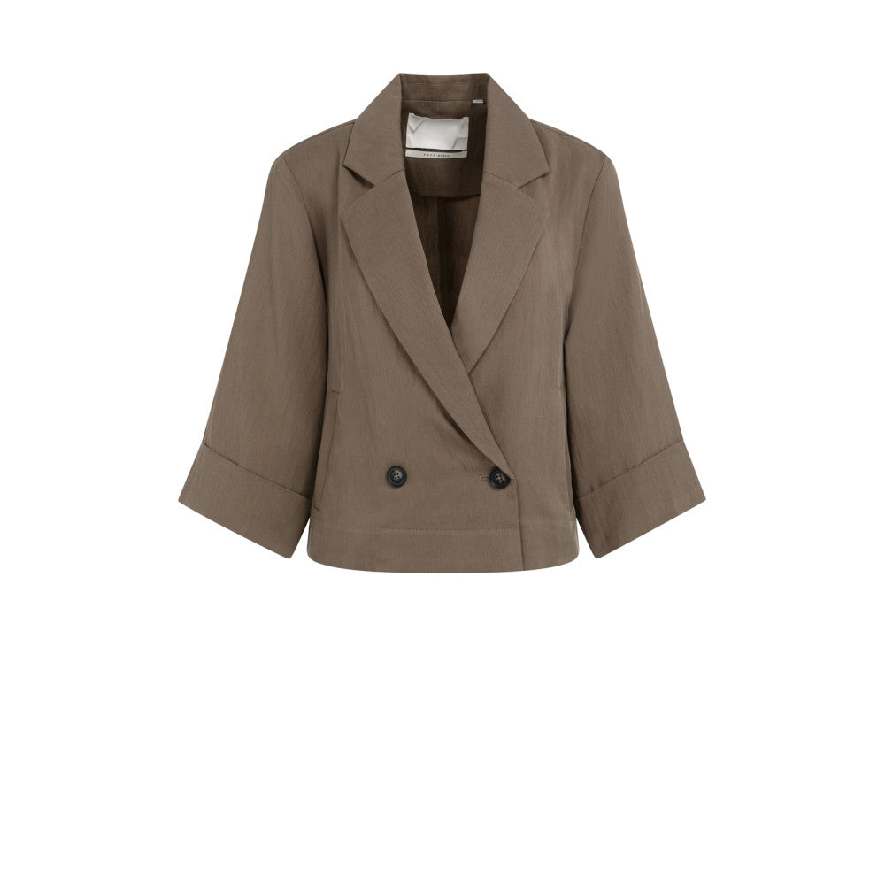 Yaya Blazer mit Kimonoärmeln und Knöpfen