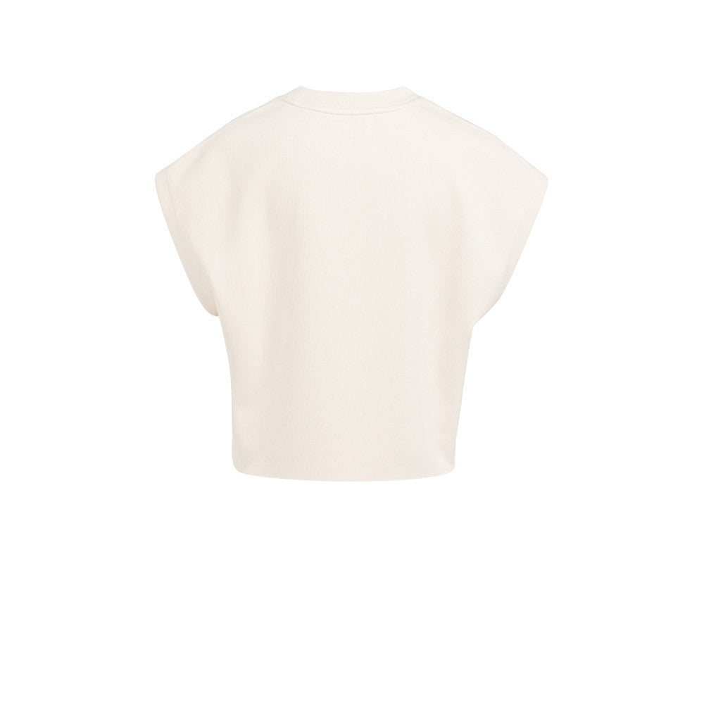 Yaya Sleeveless boxy Sweatshirt