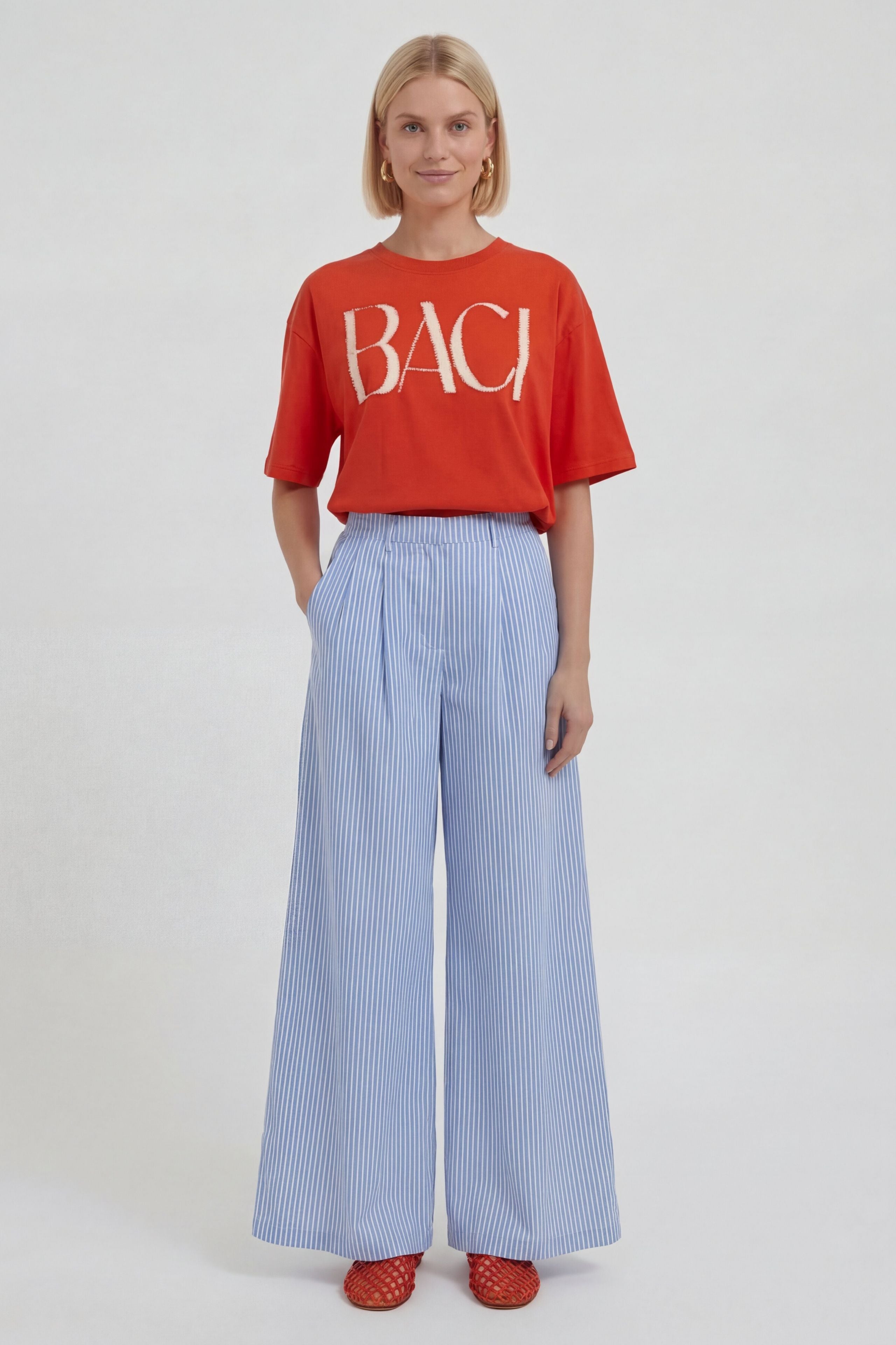 OUI Bundfaltenhose