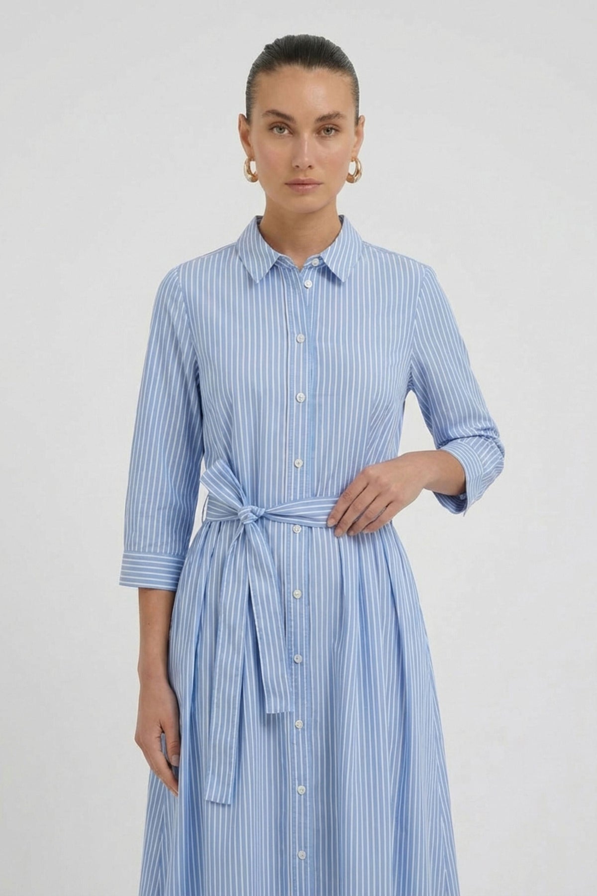 OUI Midikleid mit Gürtel