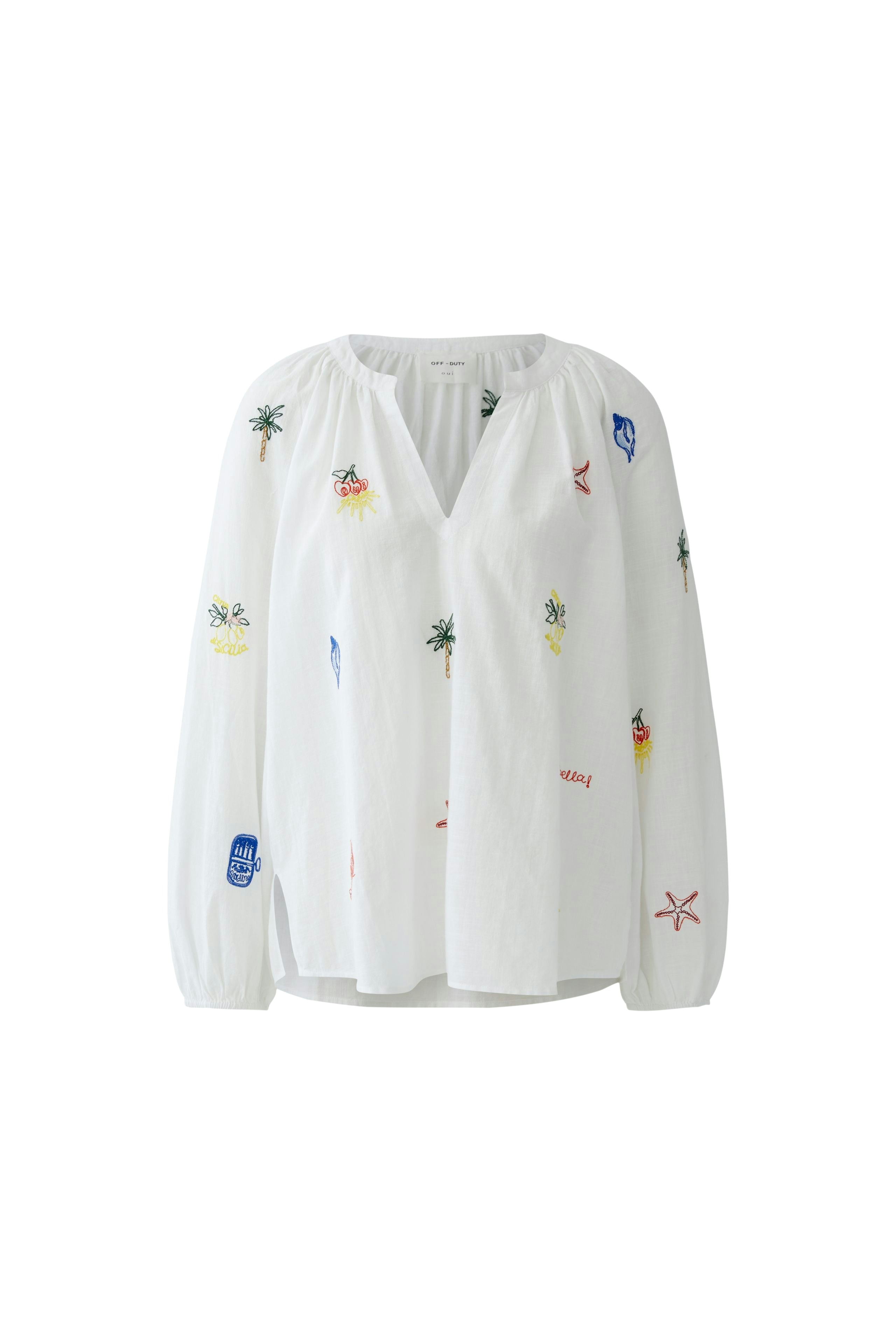 OUI Tunika mit sommerlichen Motiven