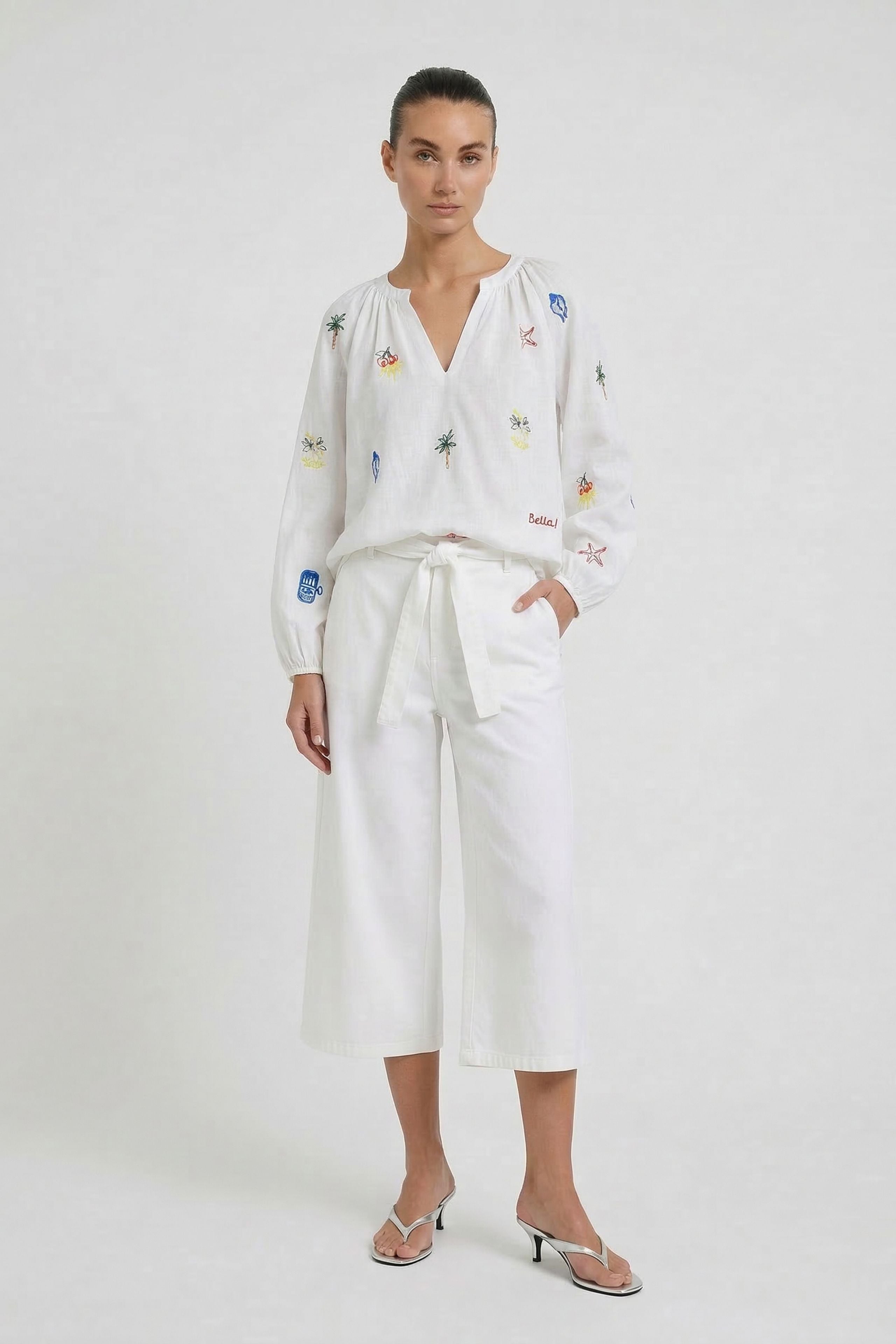 OUI Tunika mit sommerlichen Motiven