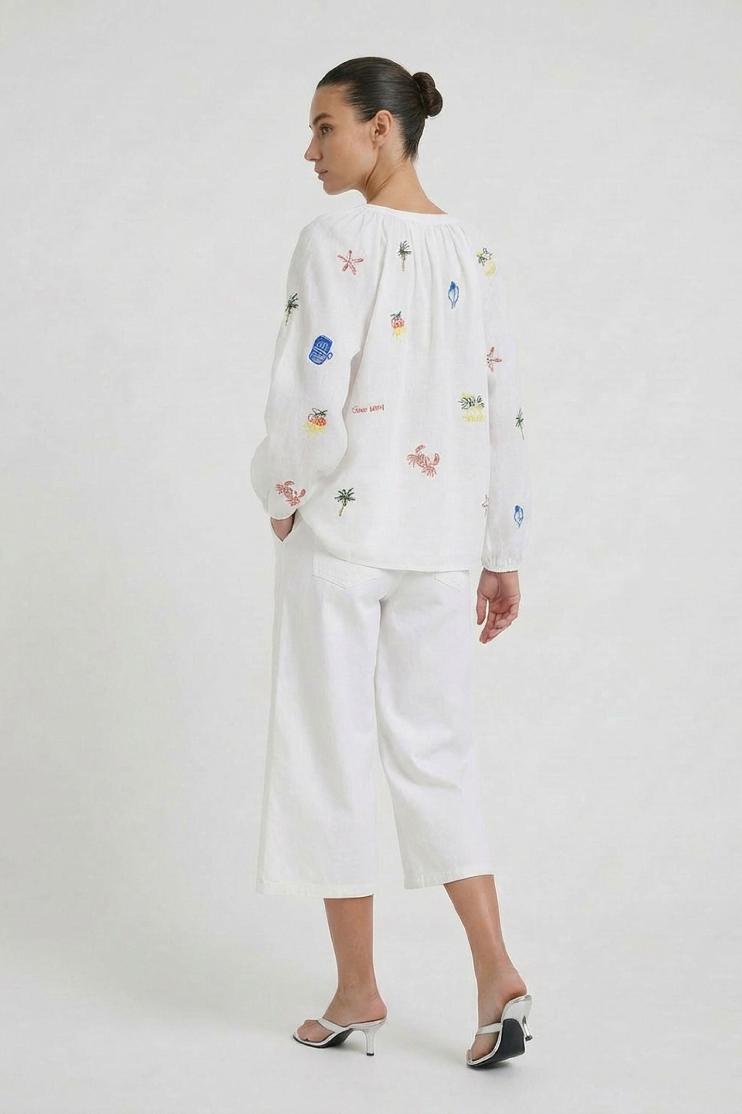OUI Tunika mit sommerlichen Motiven