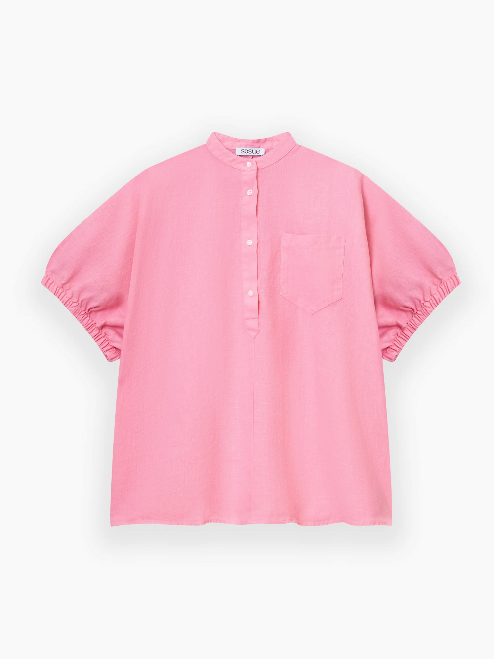 SoSue Cowboy Button Linen Bluse