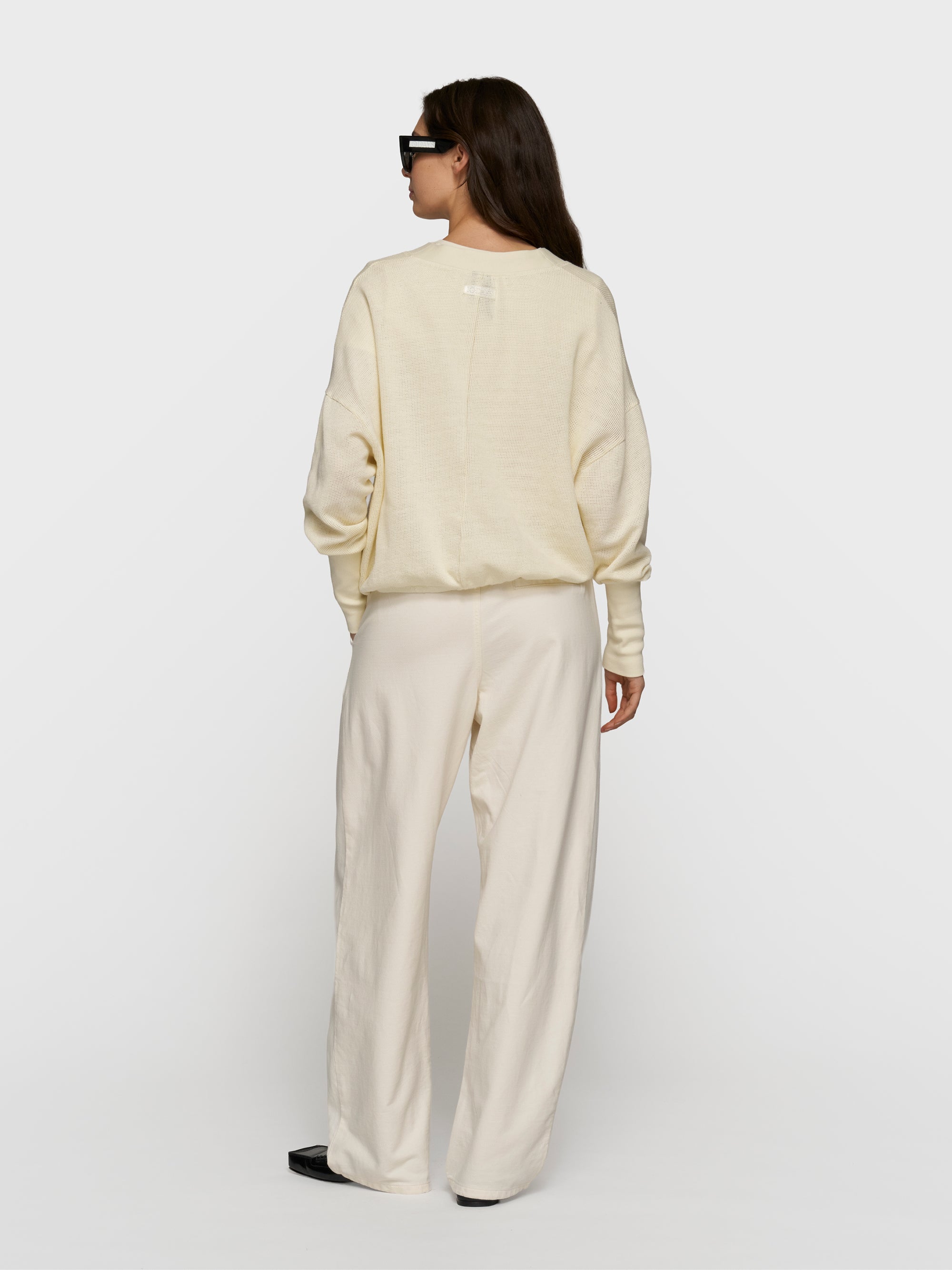 10Days v-neck cardigan mesh