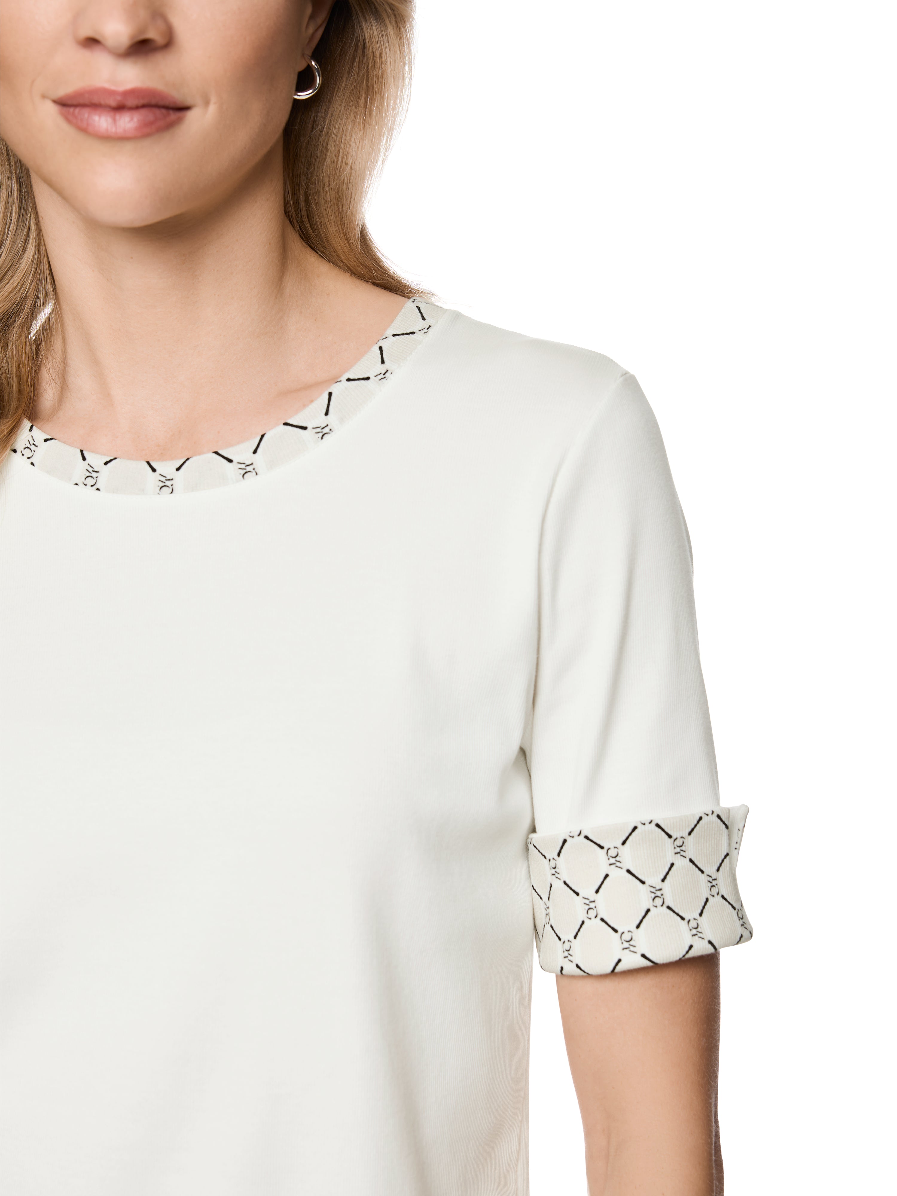 Marc Cain Shirt aus Baumwollstretch
