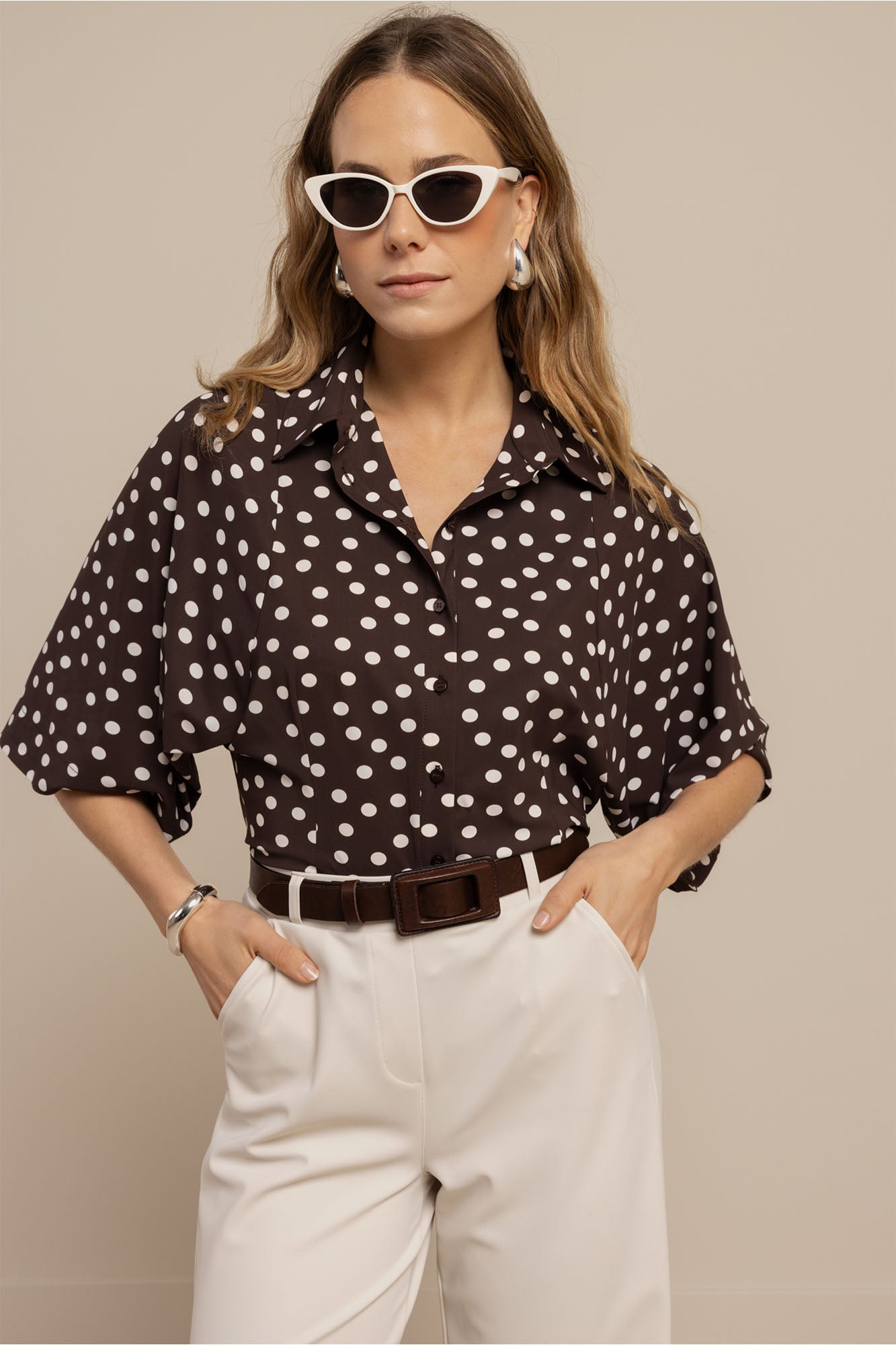 Studio Anneloes Fabienne Dot Bluse