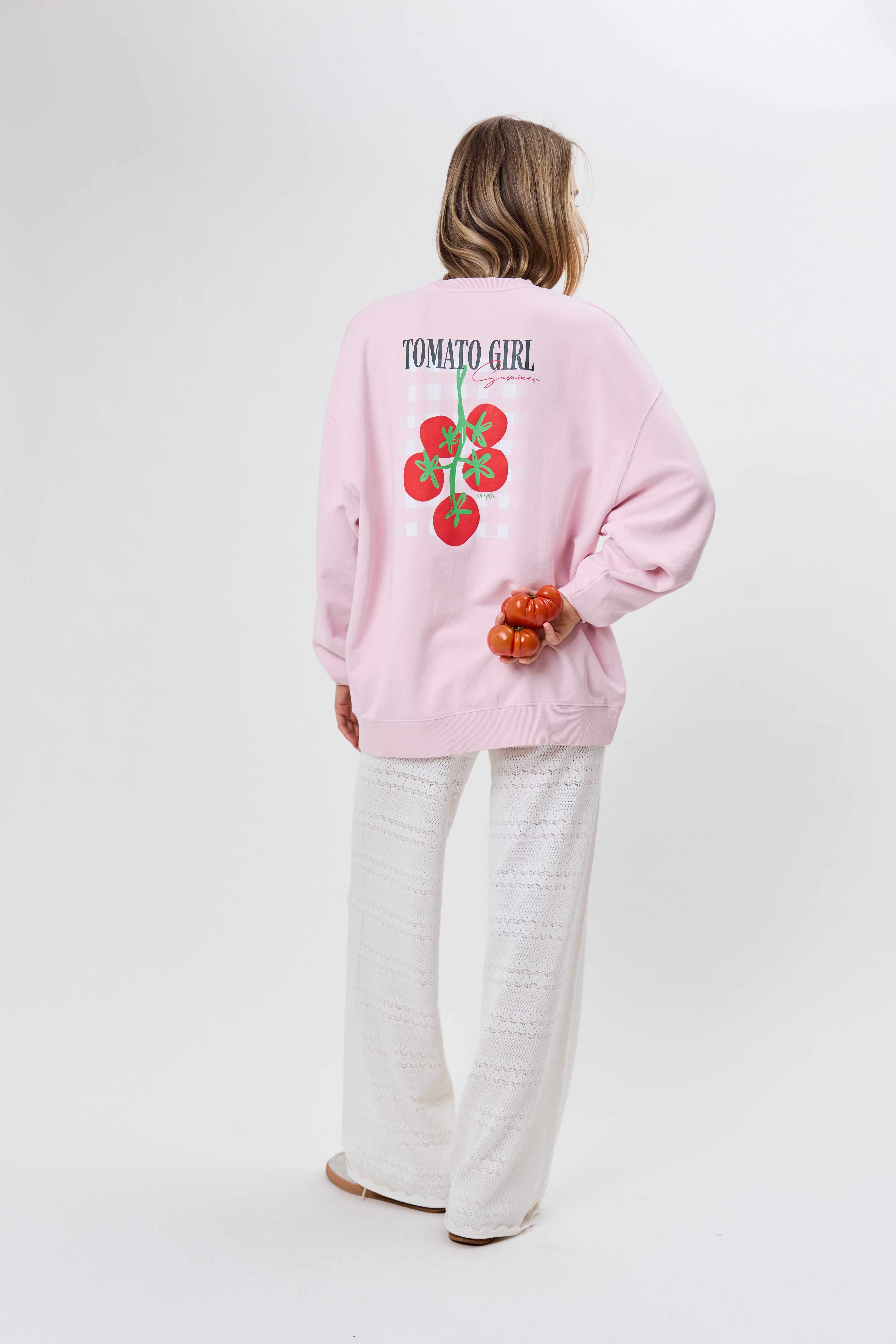 Oh April OV Sweater Tomato Girl