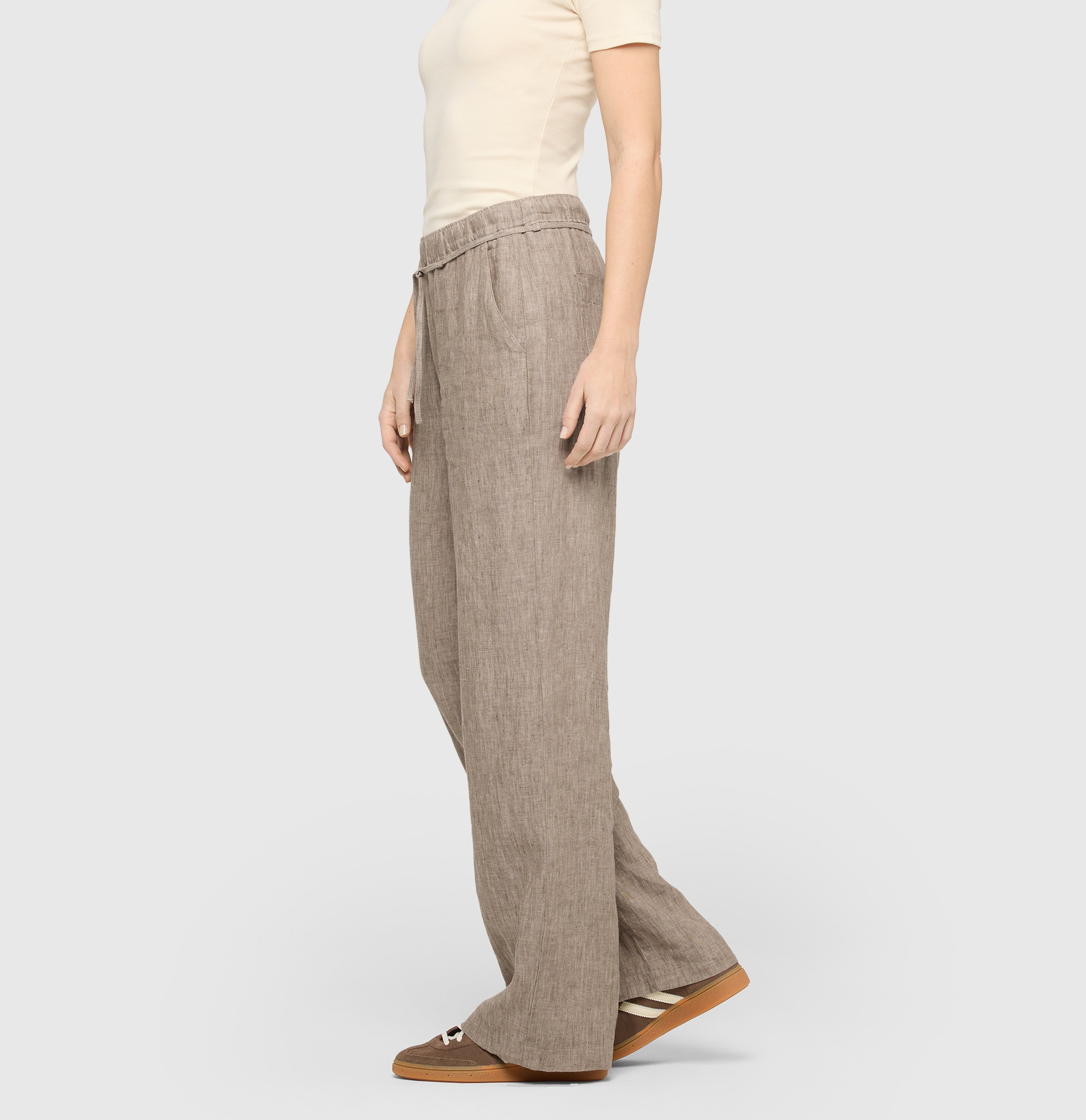 MAC JEANS - CHIARA BELT, Pure linen