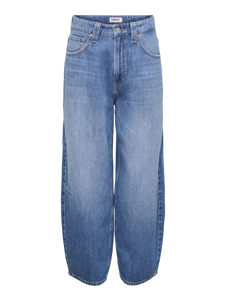 Only Hohe Taille Barrel Fit Knöchellang Jeans ONLFRANKIE