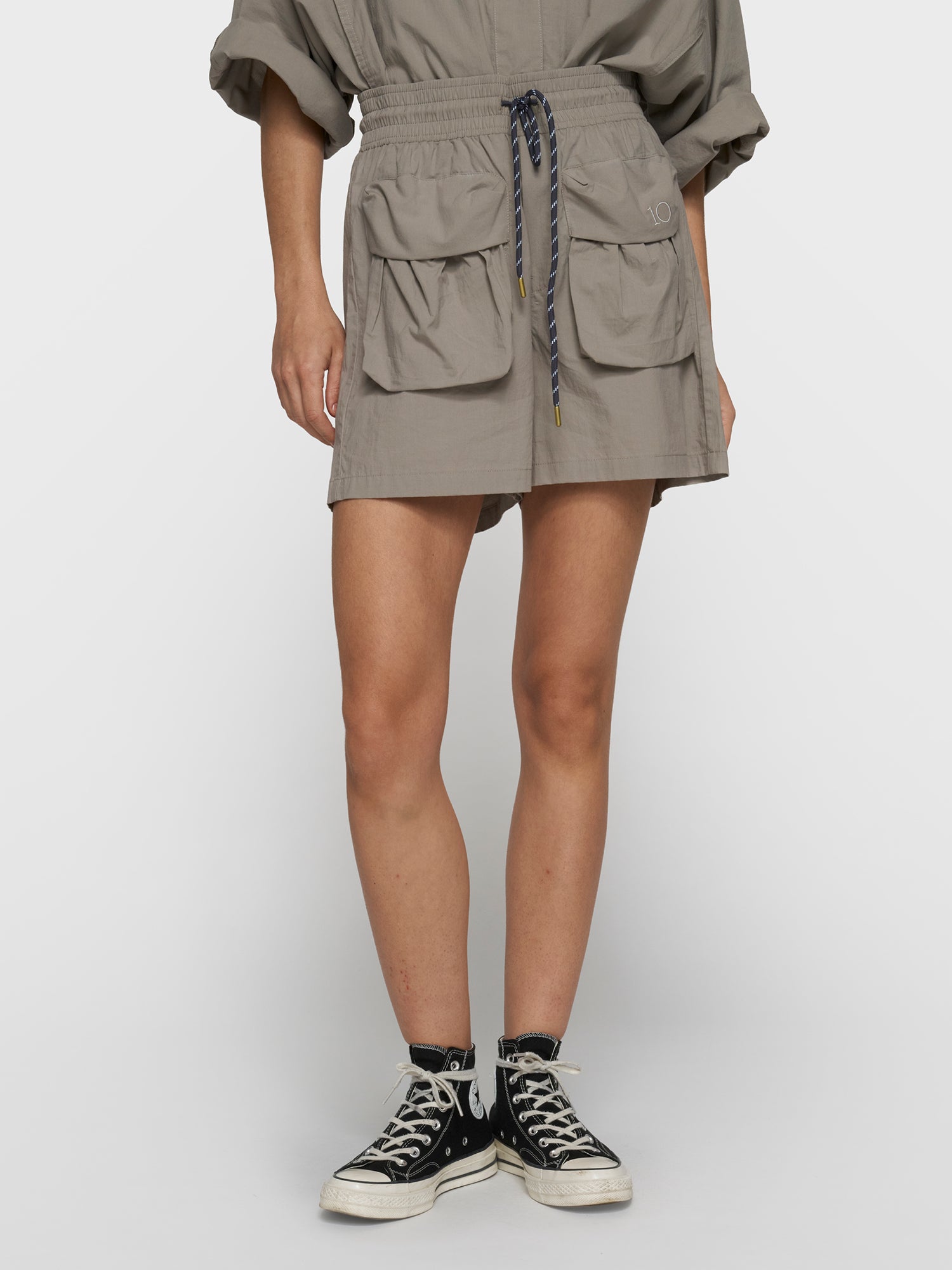10Days Crinkle Utility Shorts