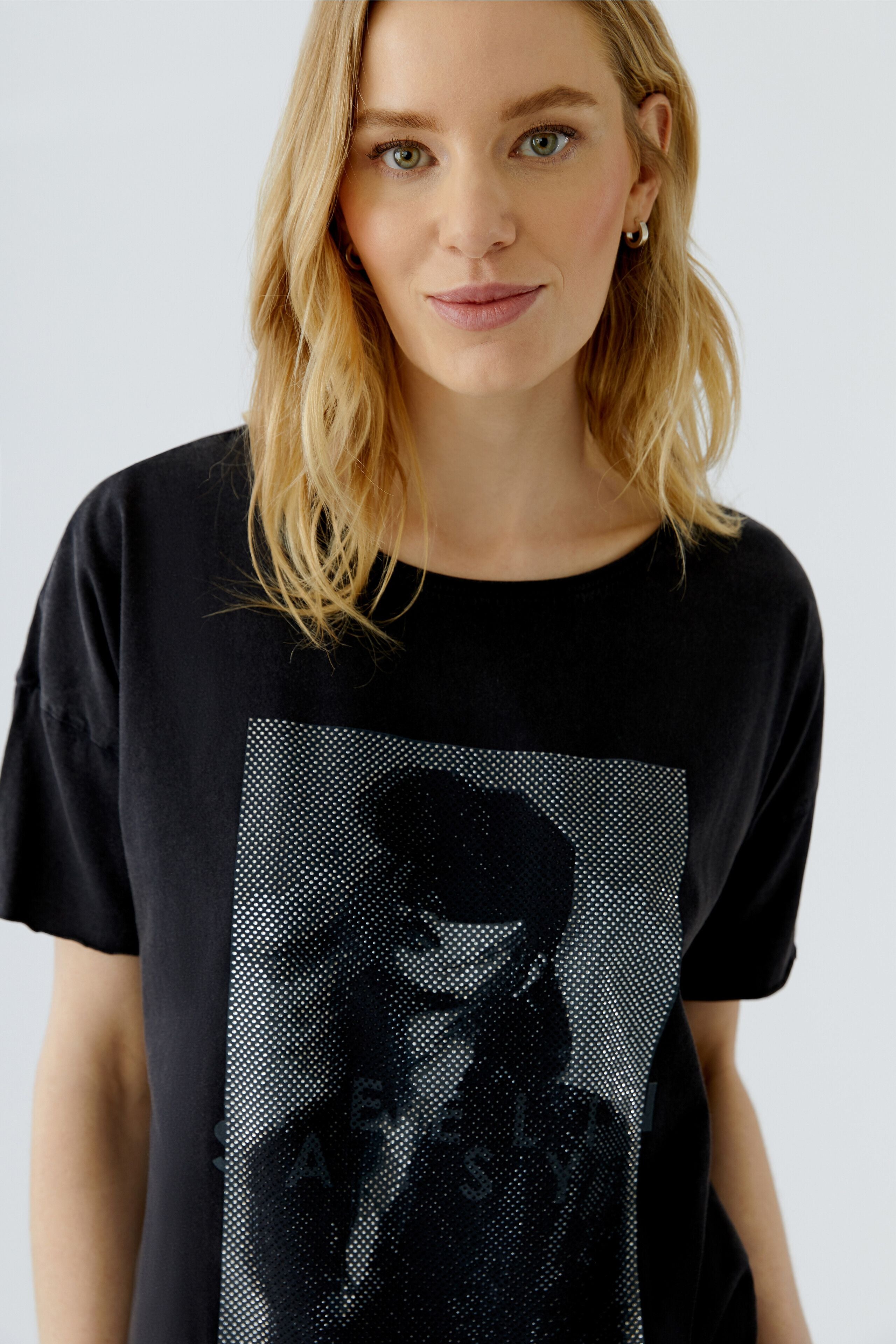 OUI Rockiges T-Shirt mit Fotodruck