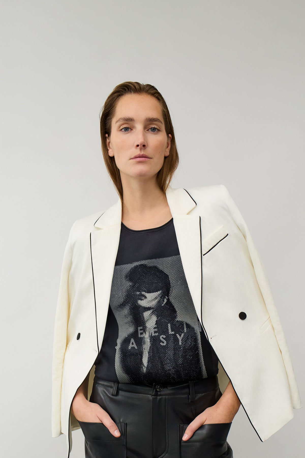 OUI Rockiges T-Shirt mit Fotodruck