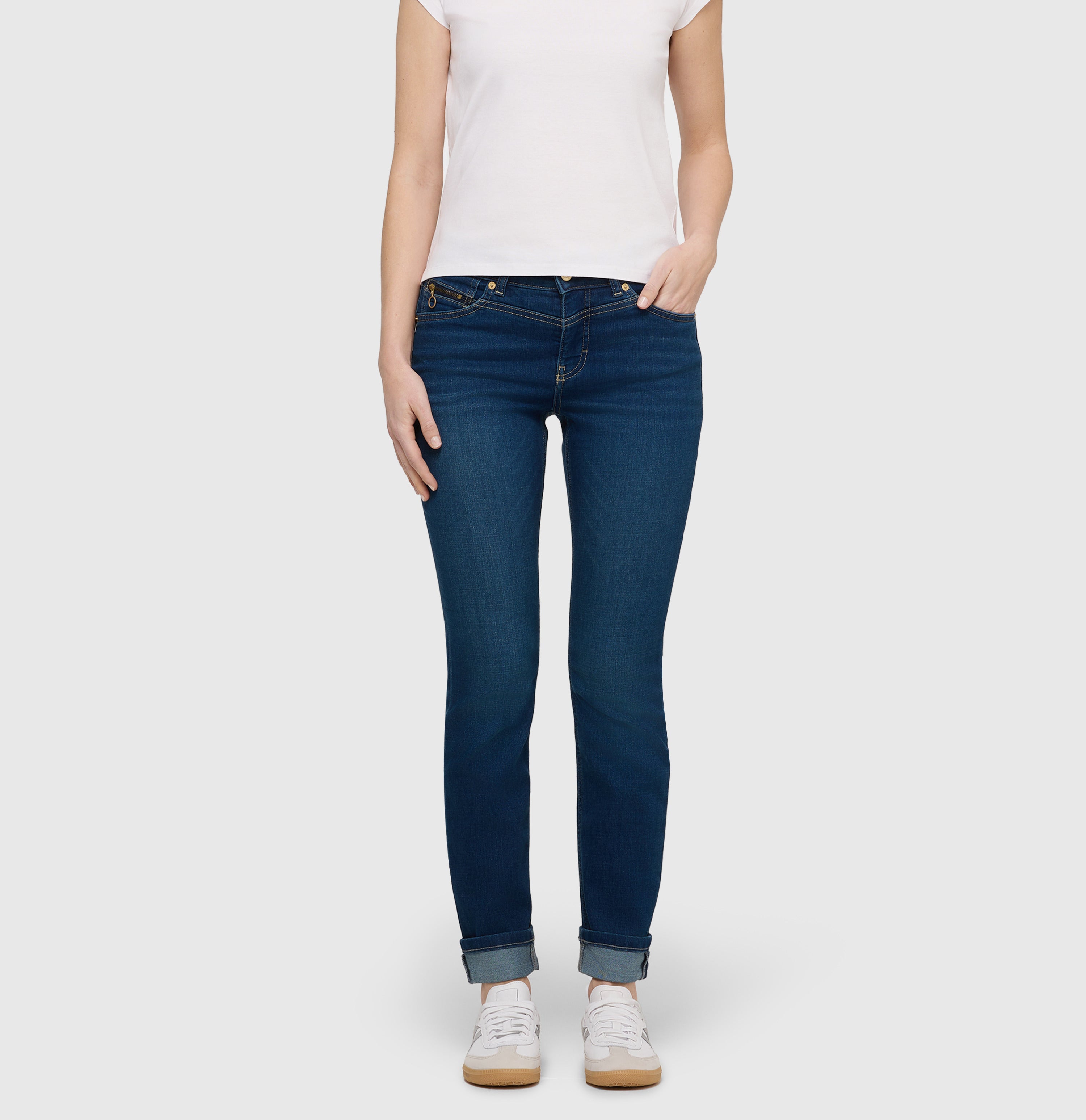 MAC JEANS - RICH SLIM, Light authentic denim